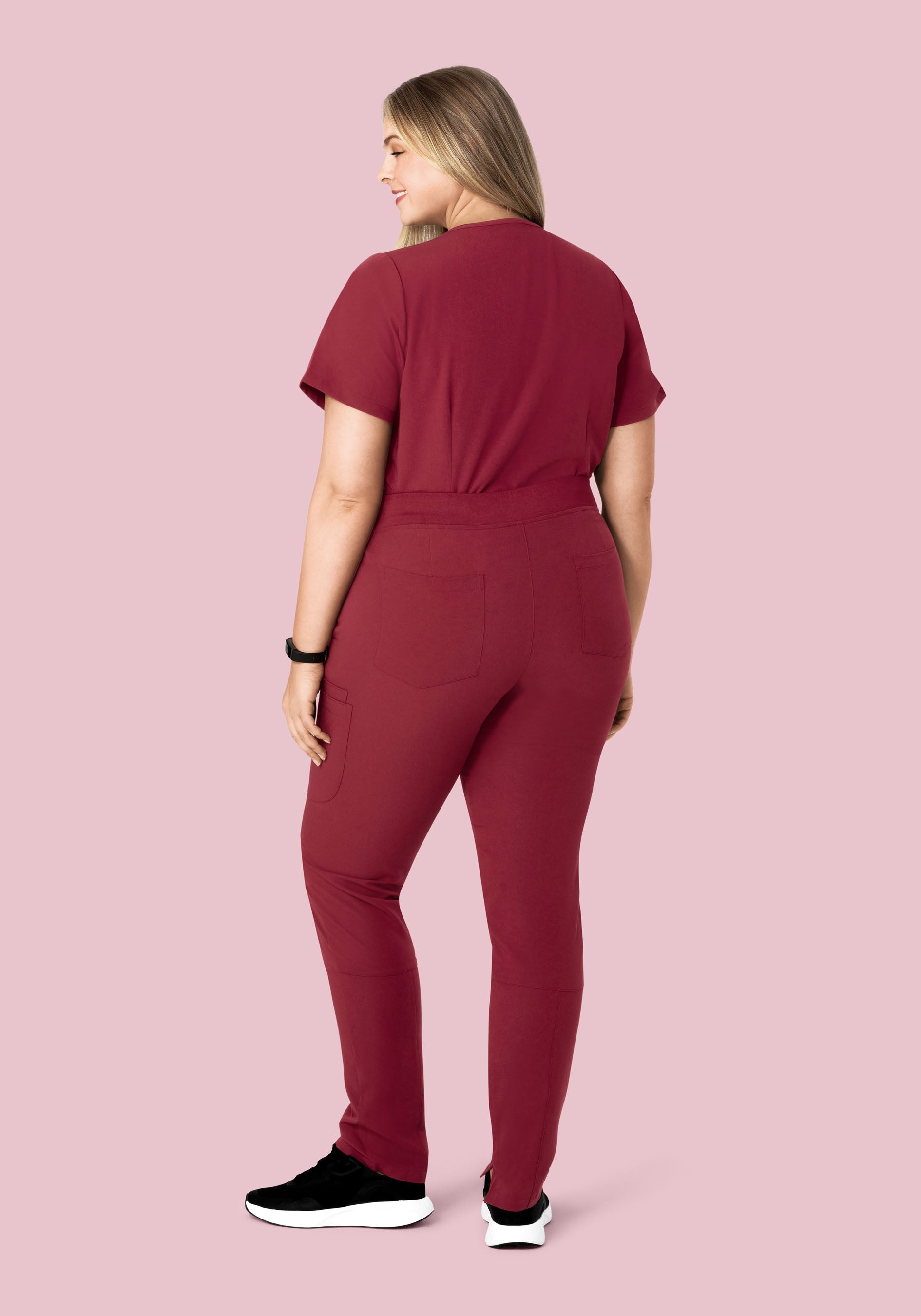 6 Pocket Slim Pants Garnet