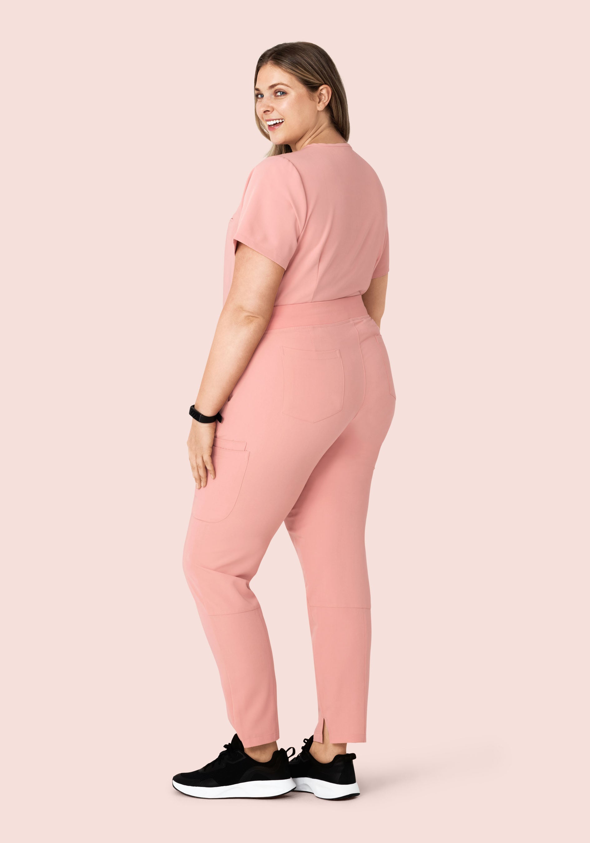 6 Pocket Slim Pants Dusty Pink