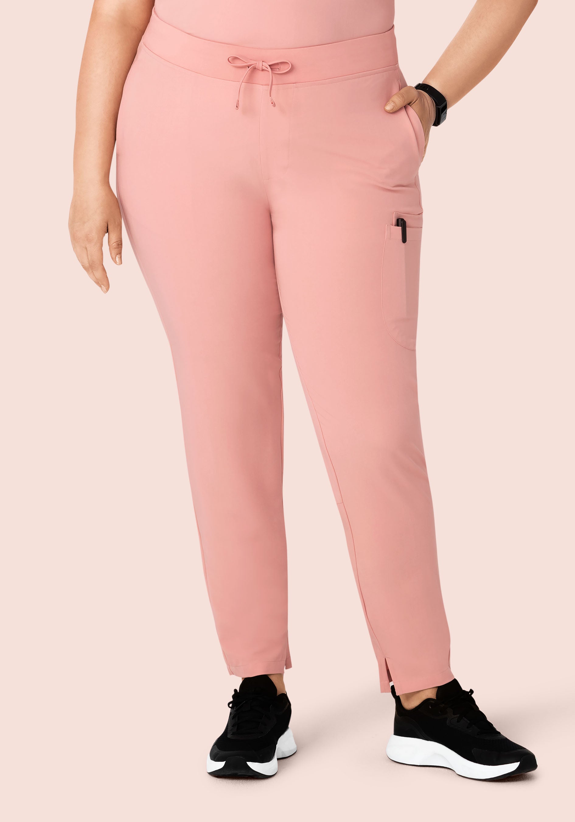 6 Pocket Slim Pants Dusty Pink