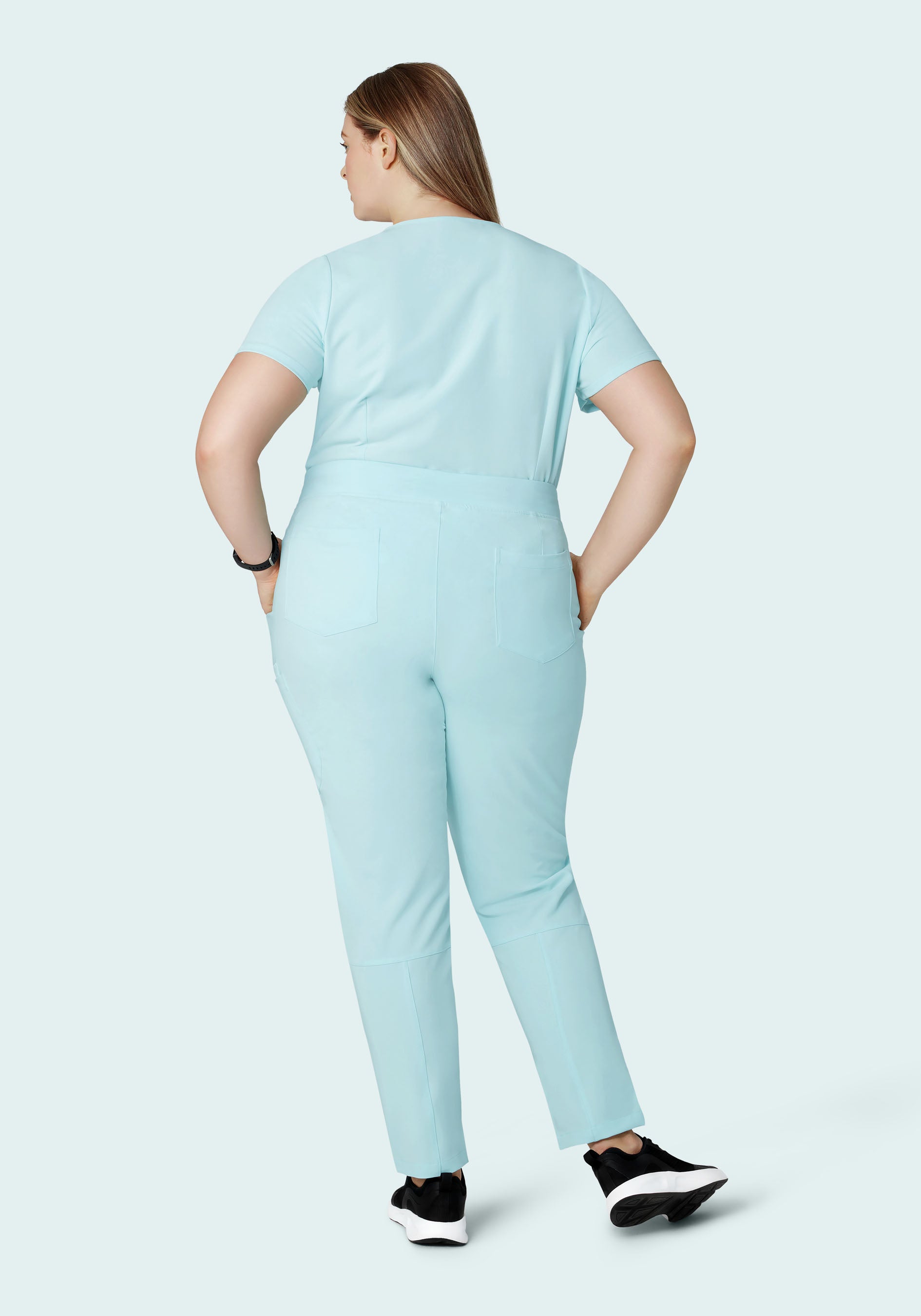 High Waisted Joggers Glacier