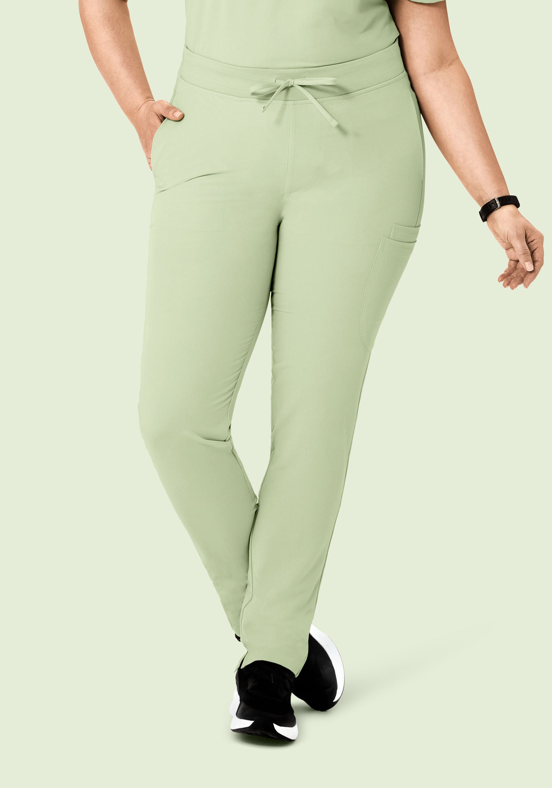 6 Pocket Slim Pants Matcha