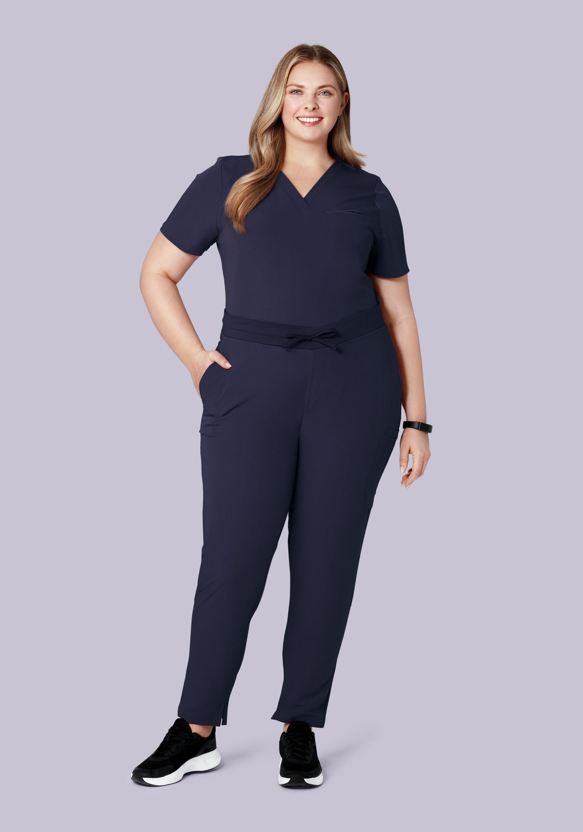 6 Pocket Slim Pants Steel