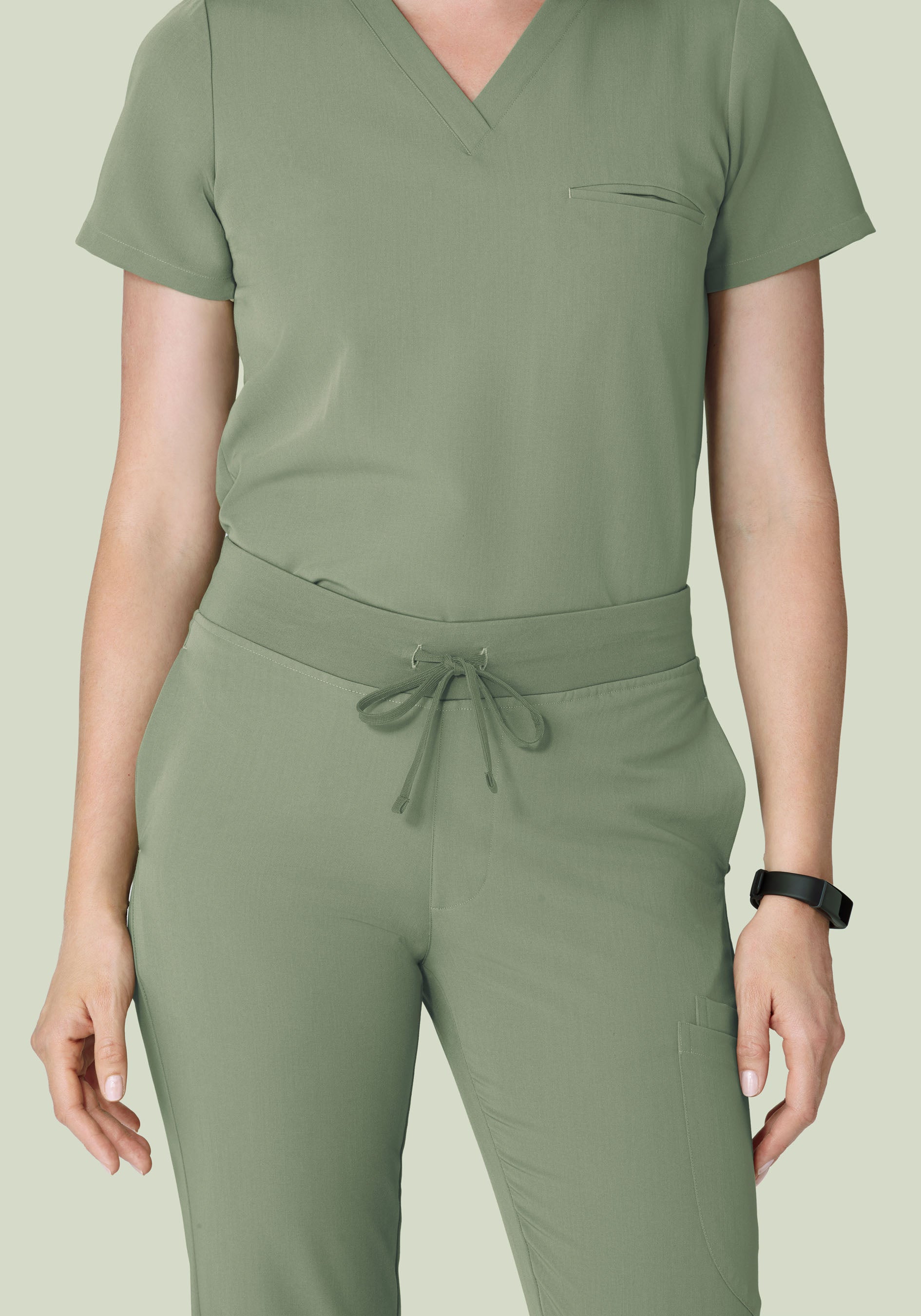 6 Pocket Slim Pants Cool Sage