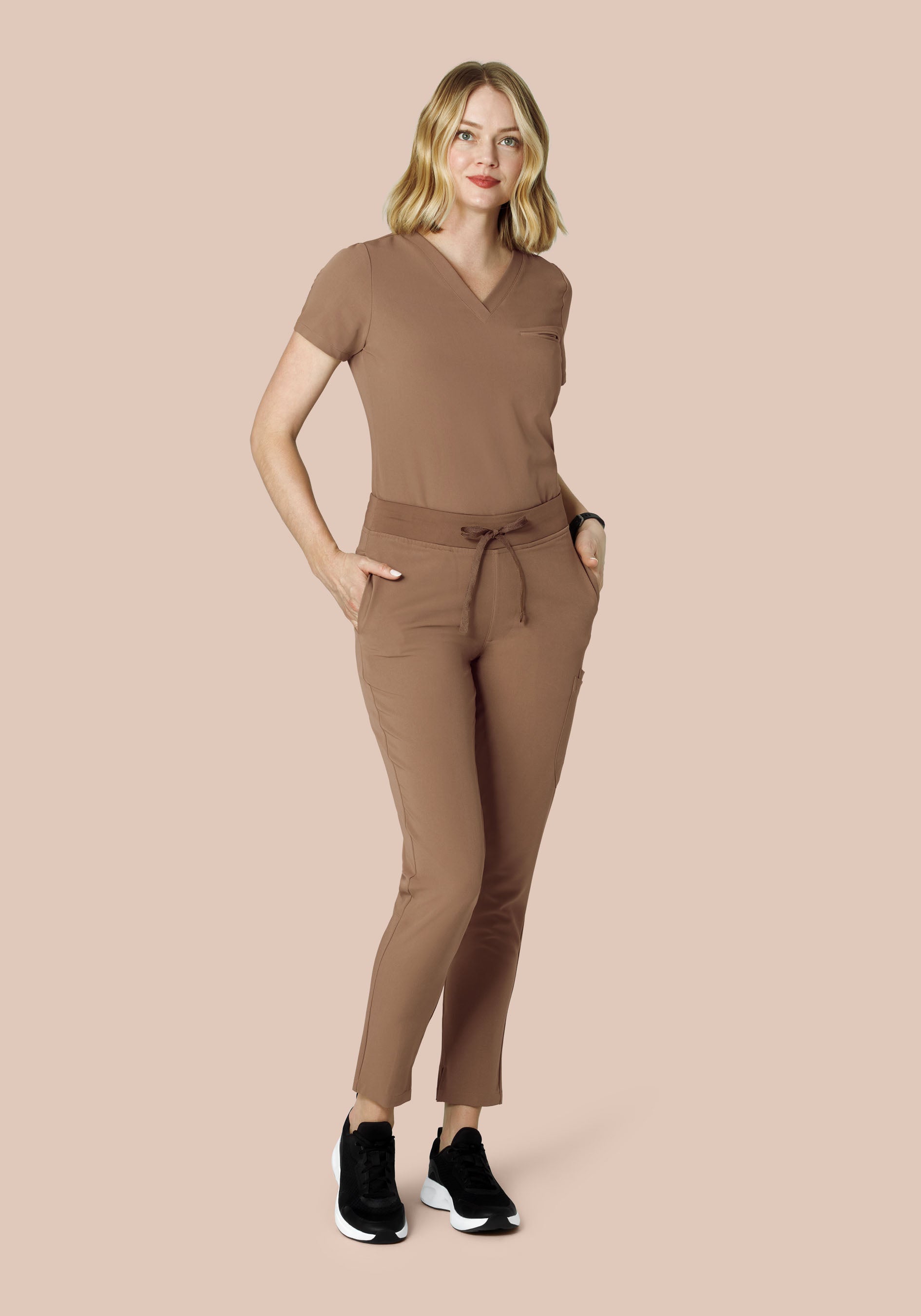 6 Pocket Slim Pants Mocha