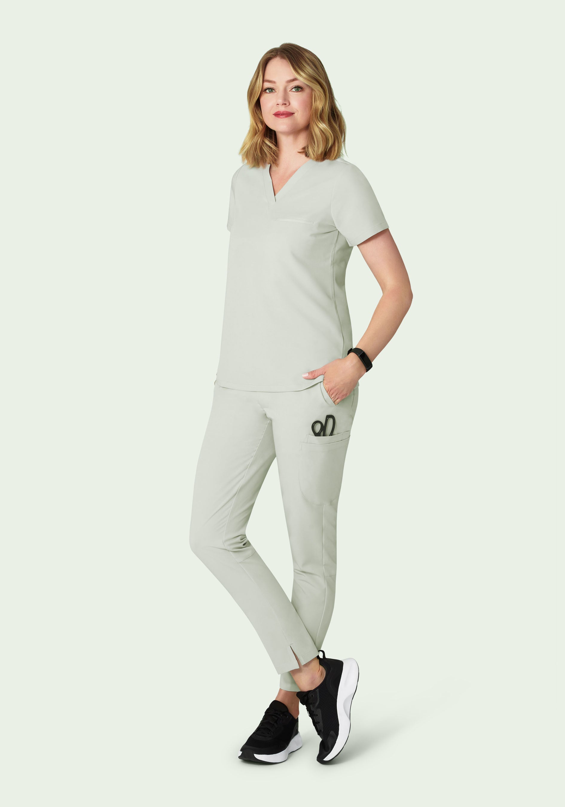 6 Pocket Slim Pants Northern Droplet