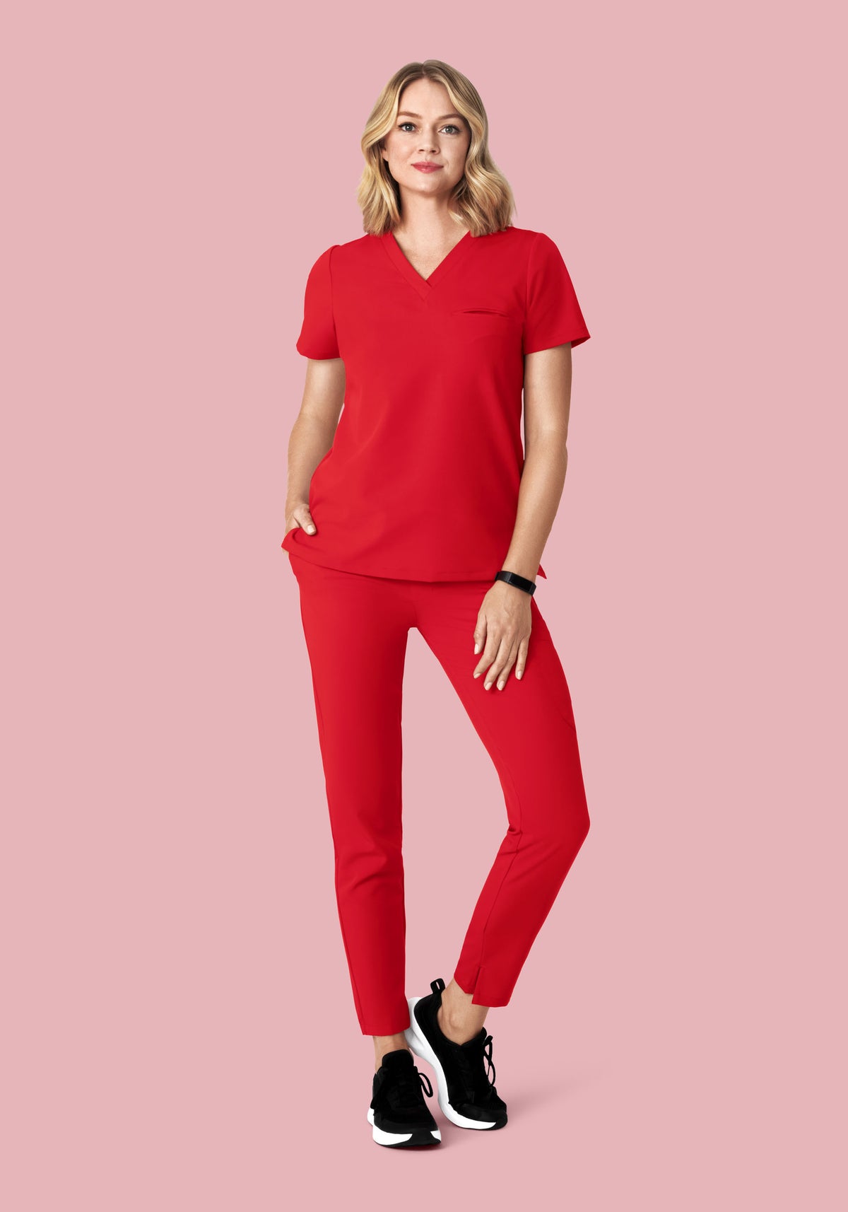 6 Pocket Slim Pants Poppy Red