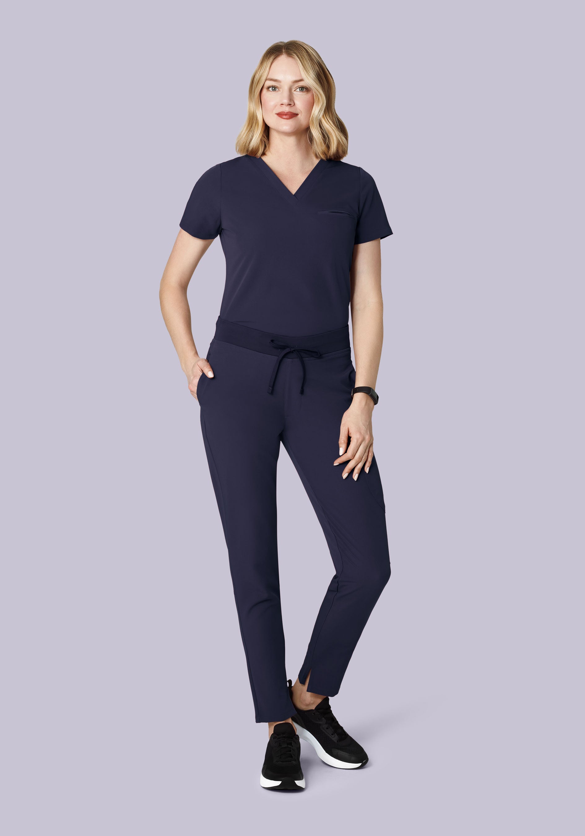 6 Pocket Slim Pants Steel