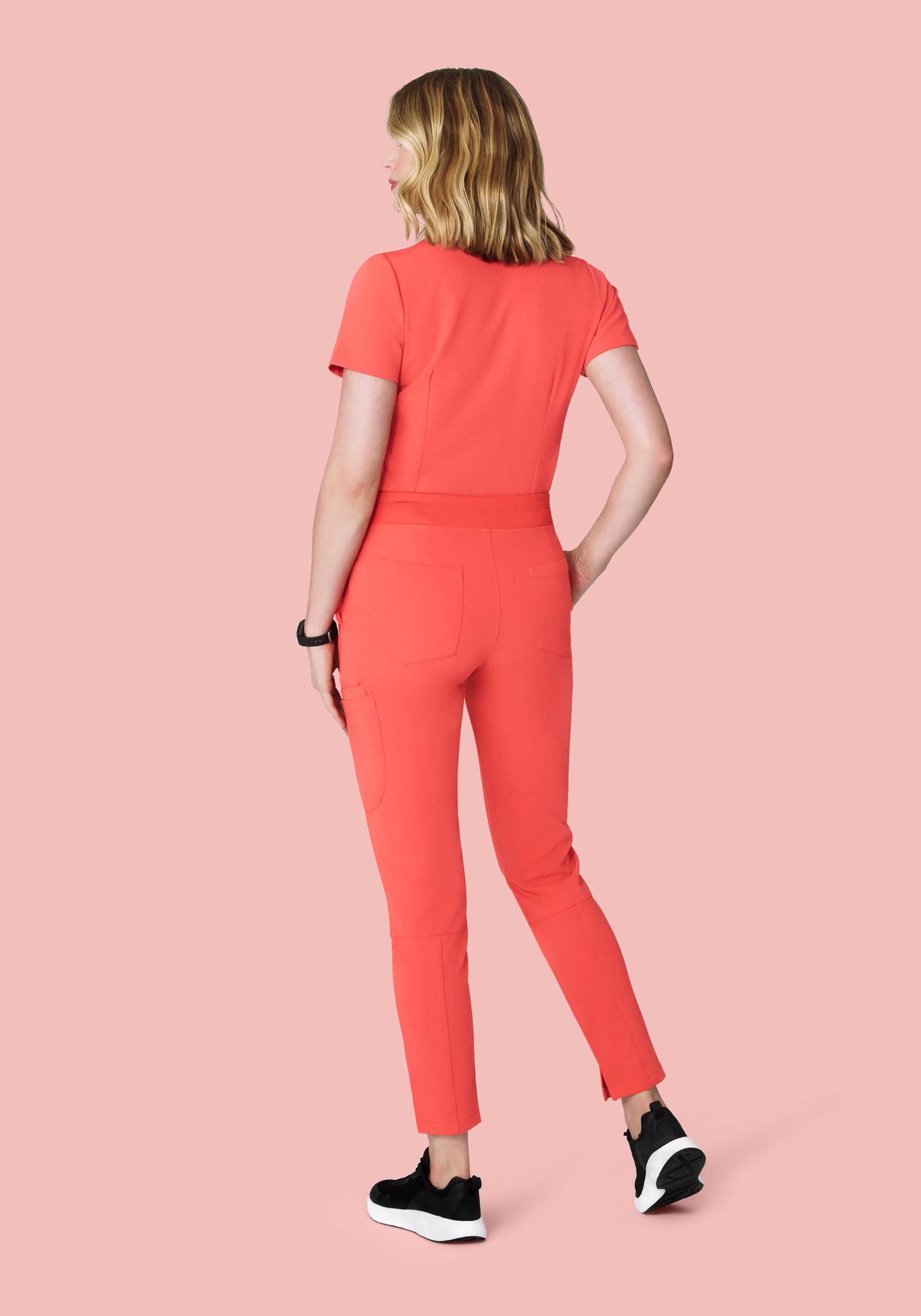 6 Pocket Slim Pants Sunkissed Coral
