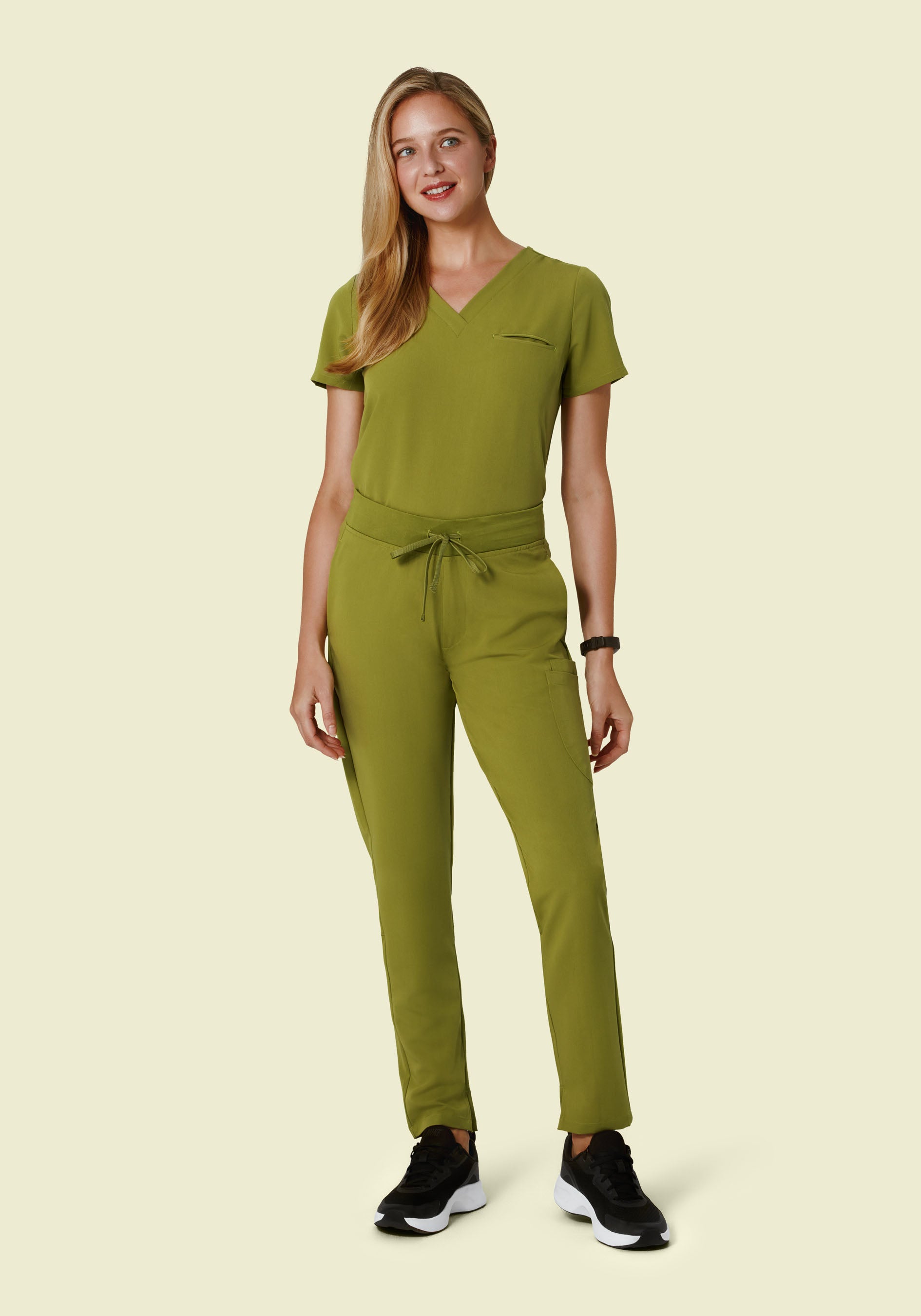 6 Pocket Slim Pants Avocado