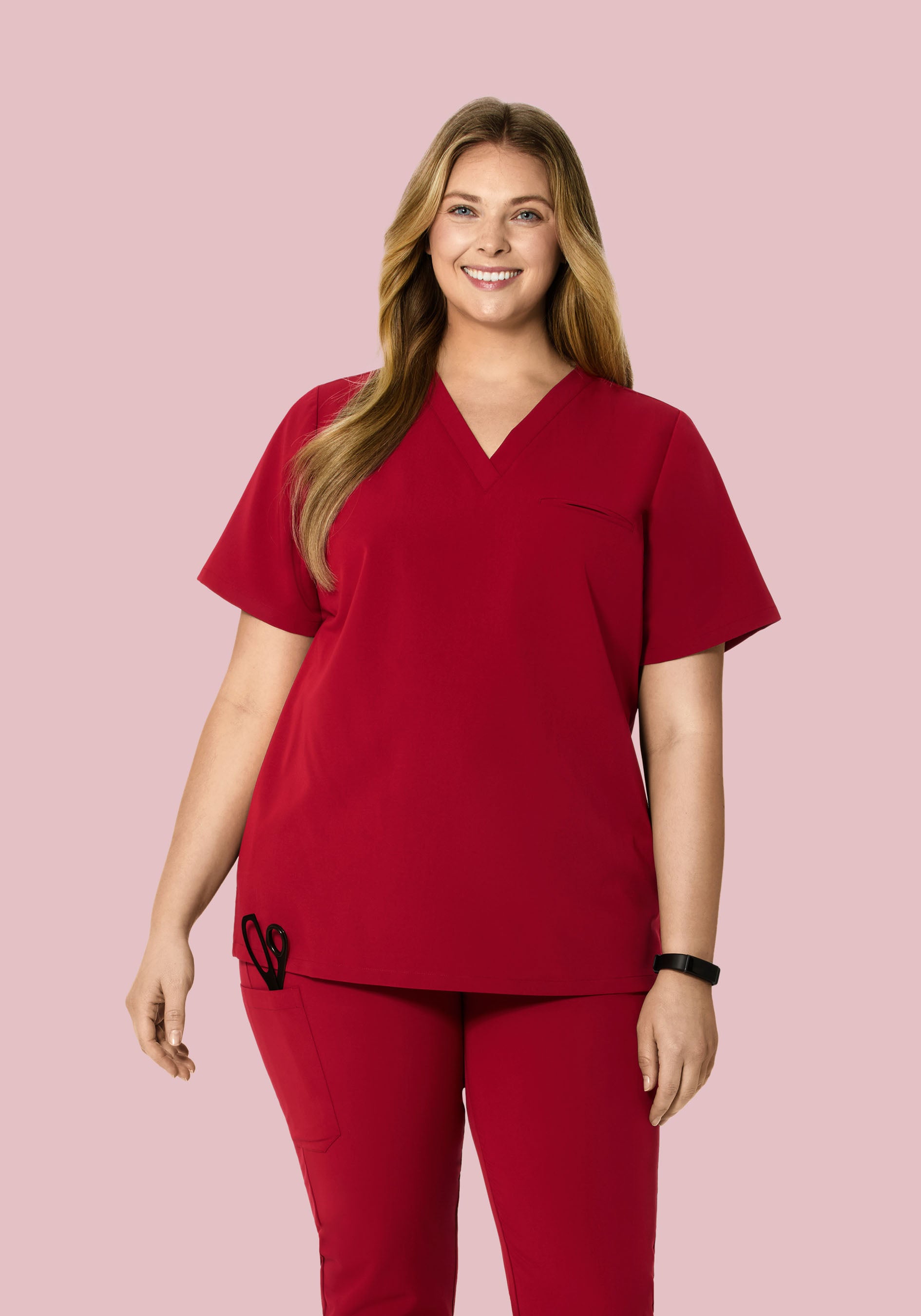 One Pocket Top Cardinal