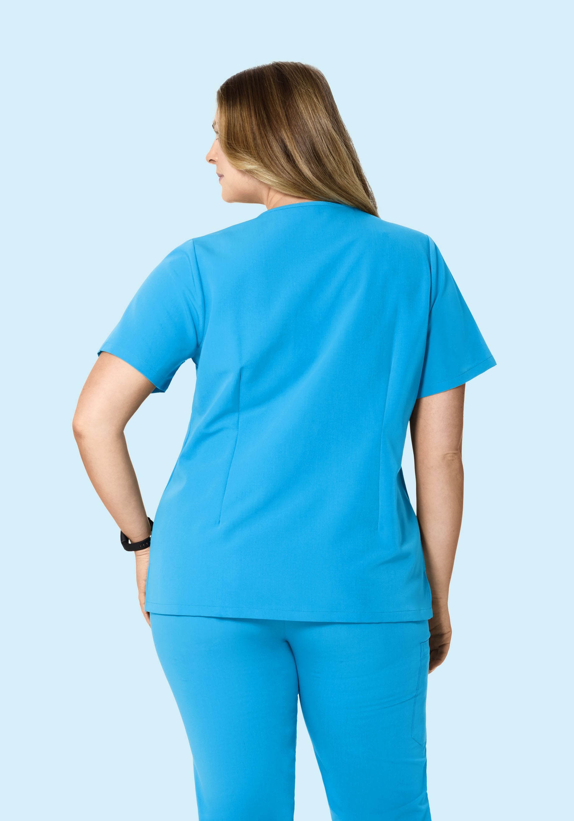 One Pocket Top Horizon Blue