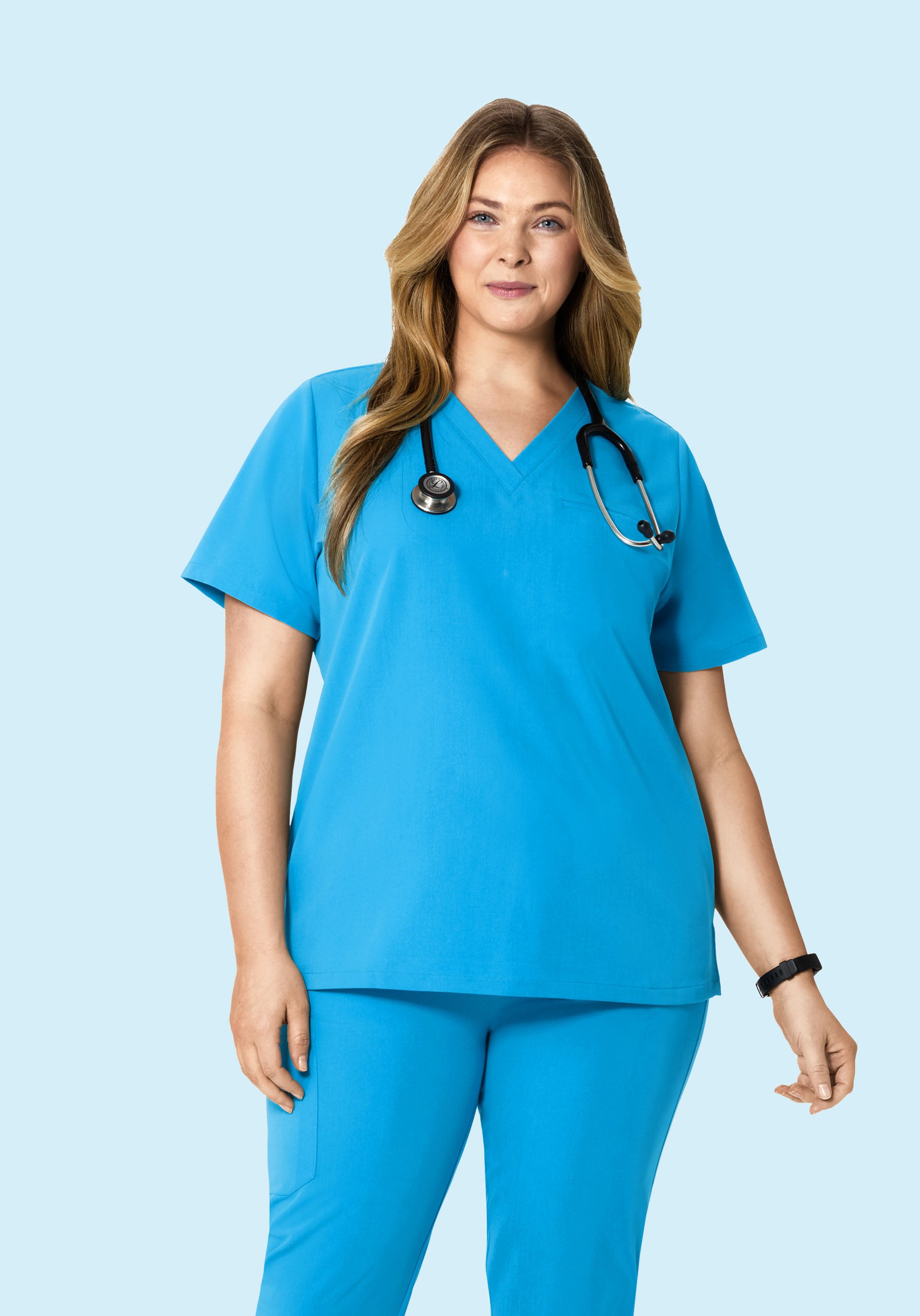 One Pocket Top Horizon Blue