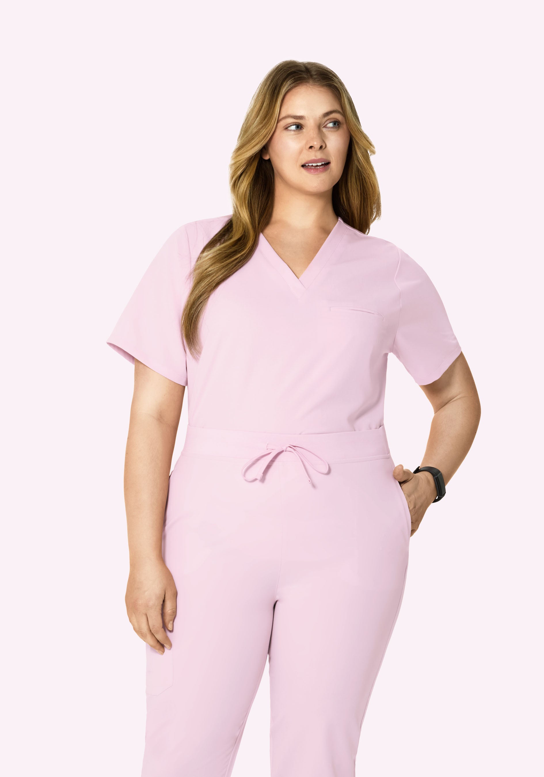 One Pocket Top Misty Rose