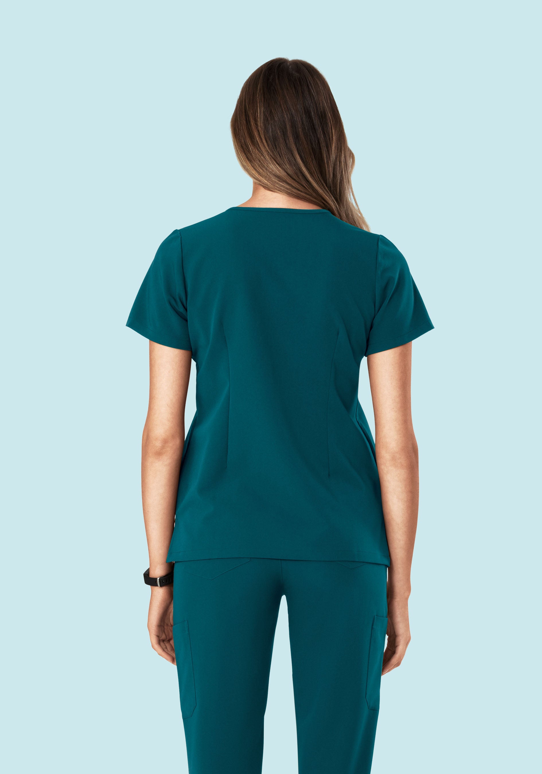 One Pocket Top Caribbean Blue