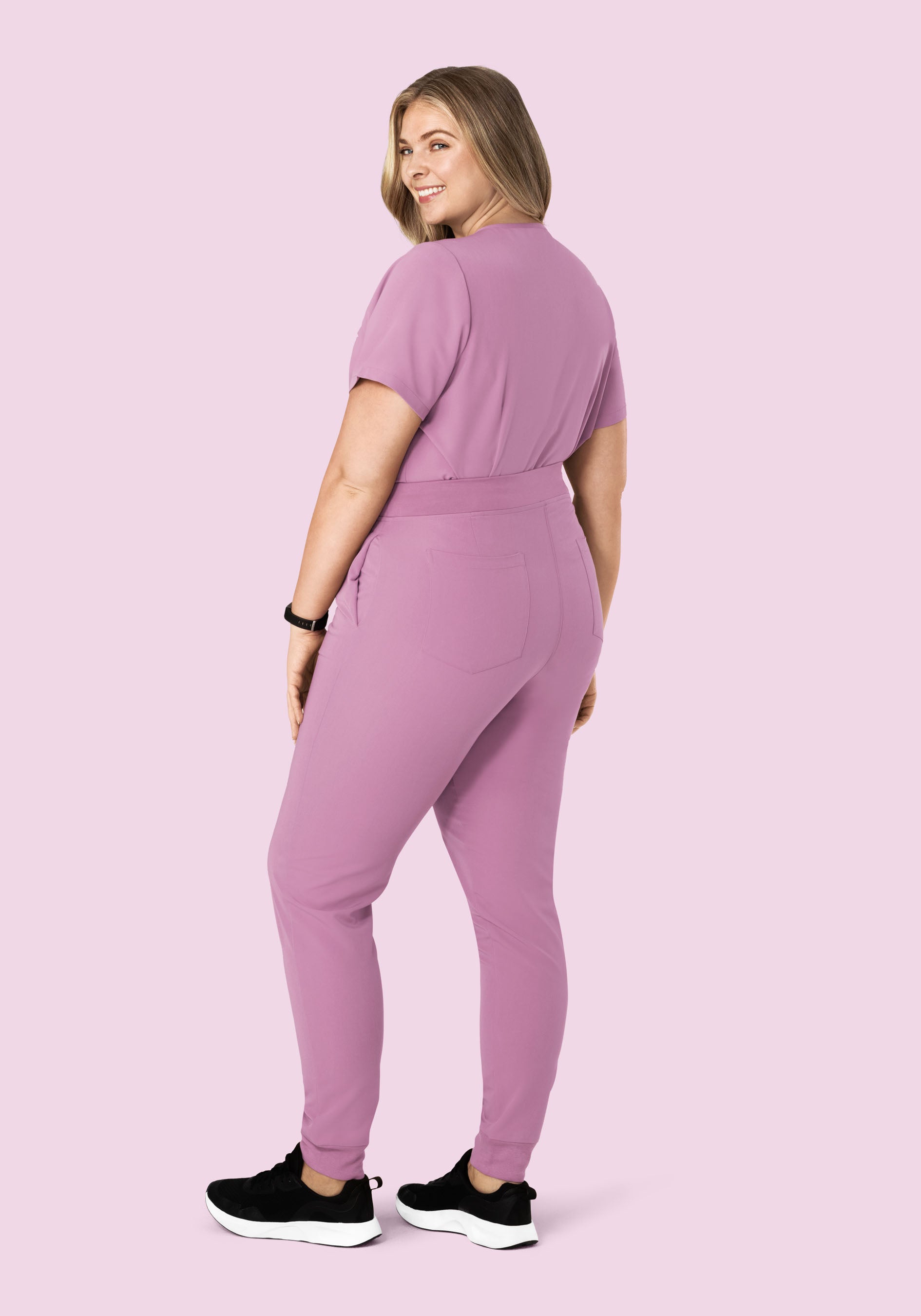 High Waisted Joggers Lilac