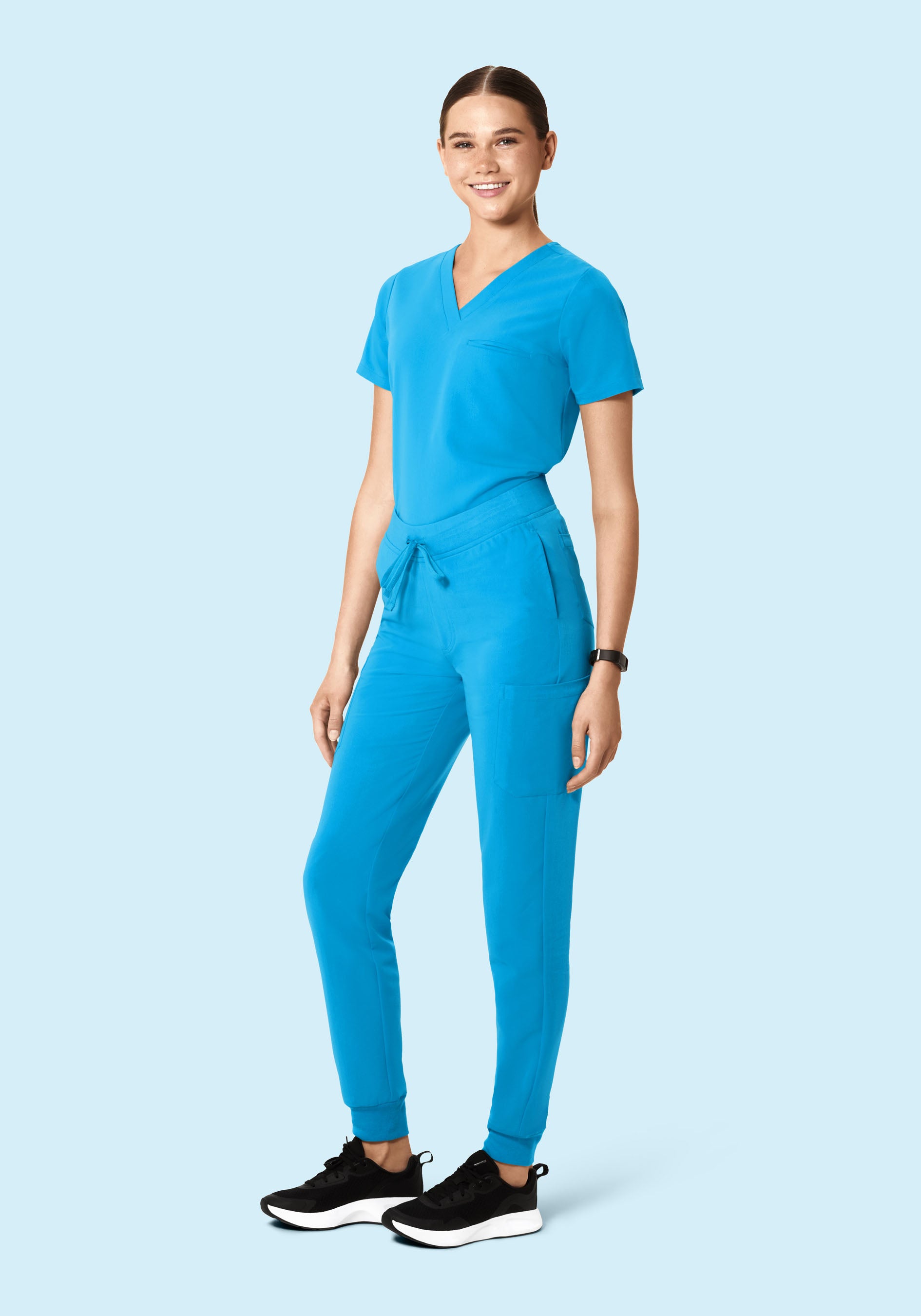 One Pocket Top Horizon Blue