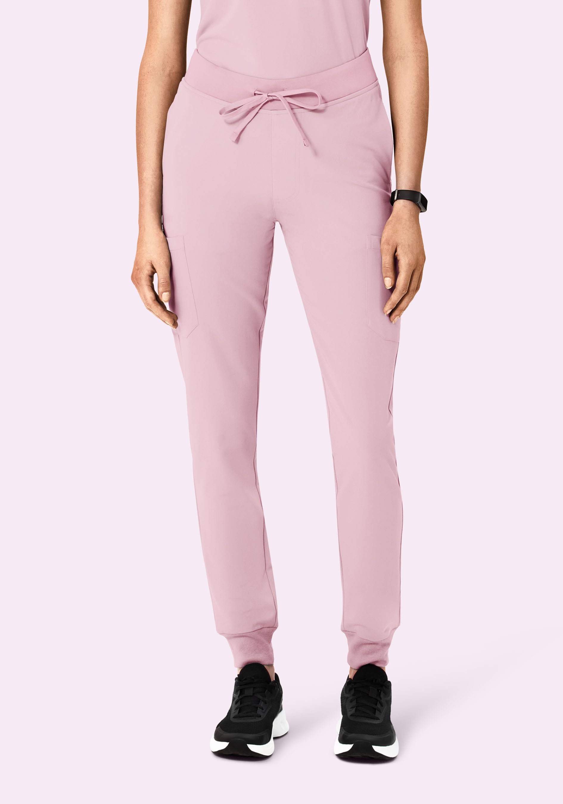 9 Pocket Joggers Pink Pearl