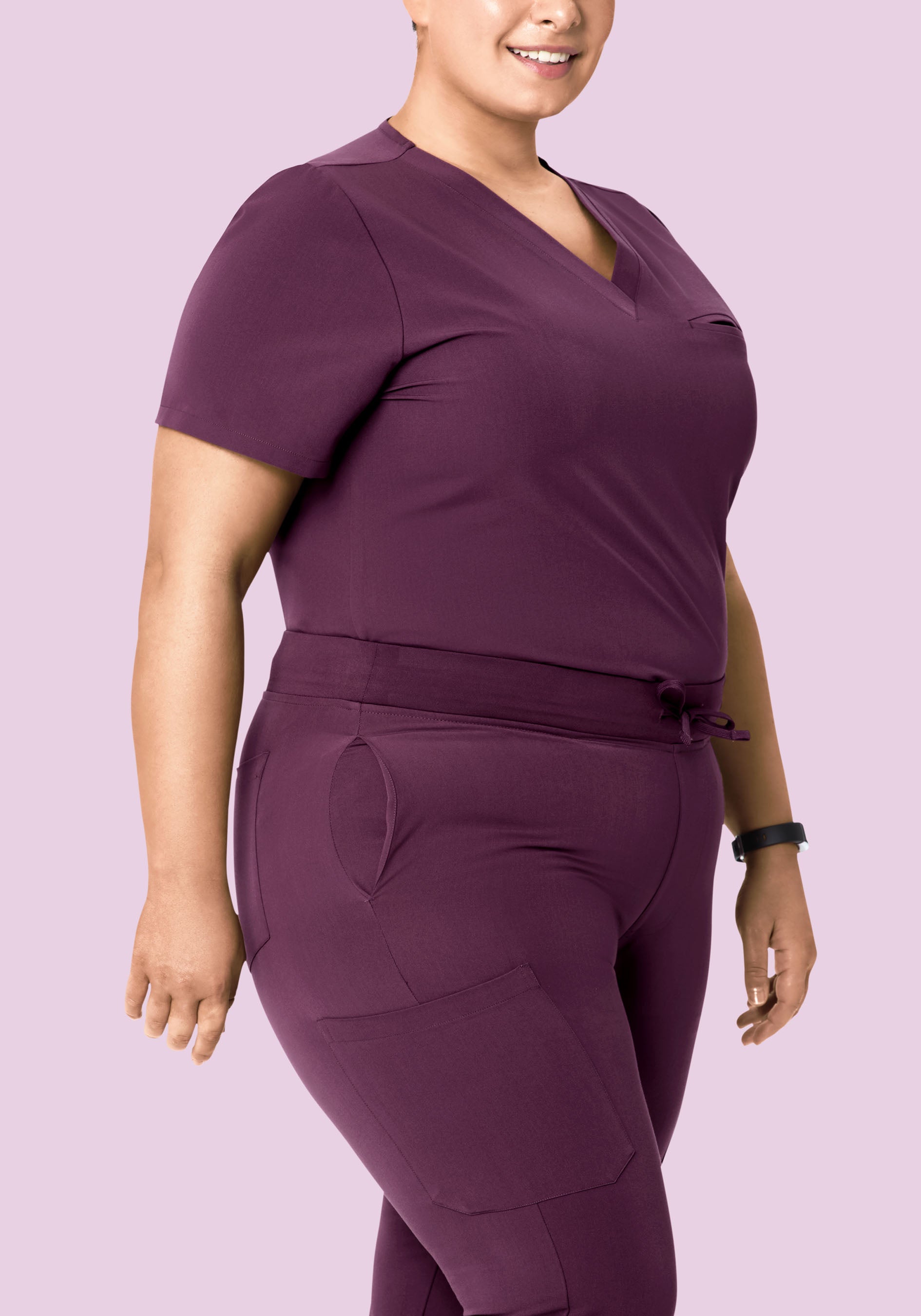 9 Pocket Joggers Bordeaux