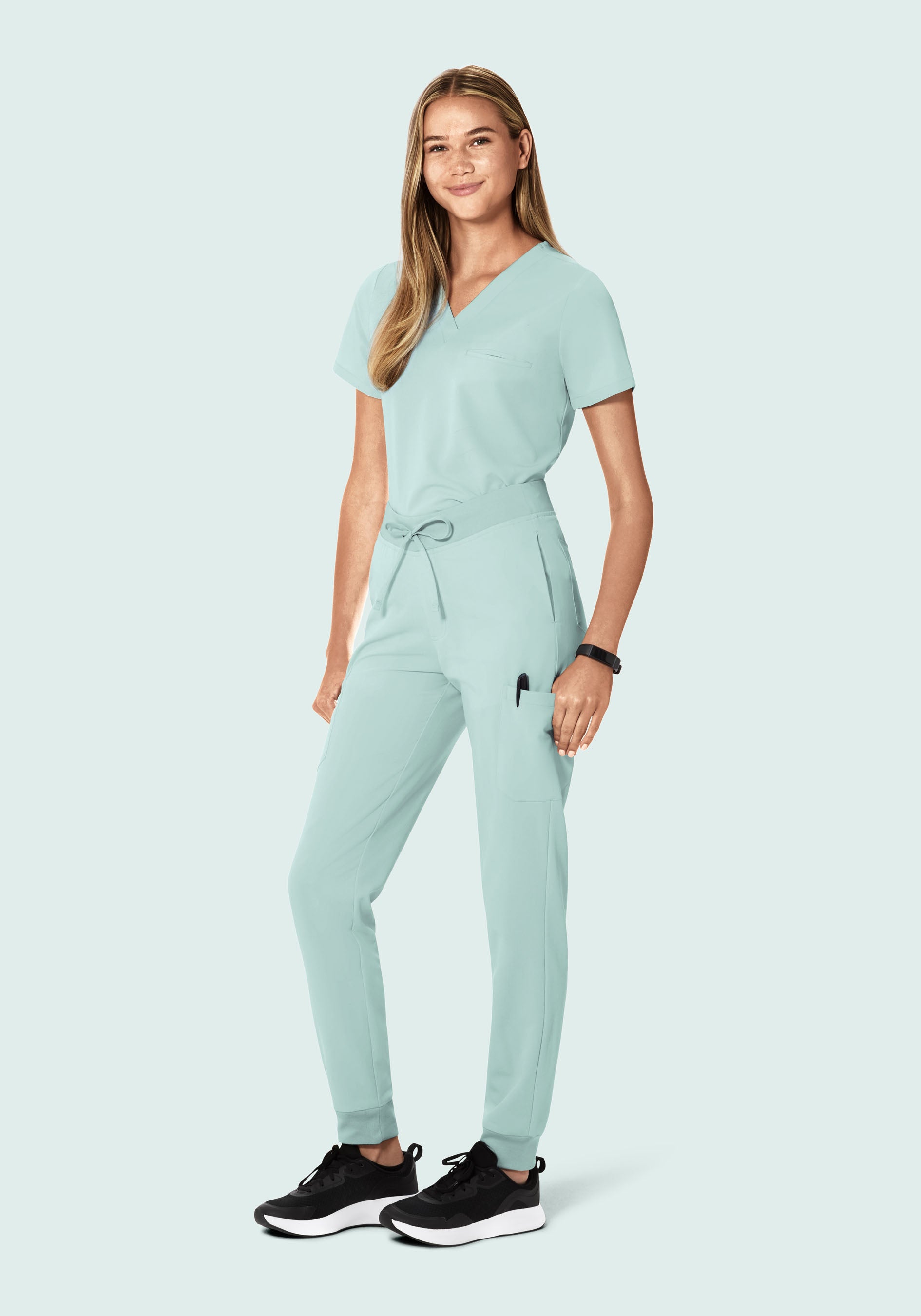 One Pocket Top Sterling Blue