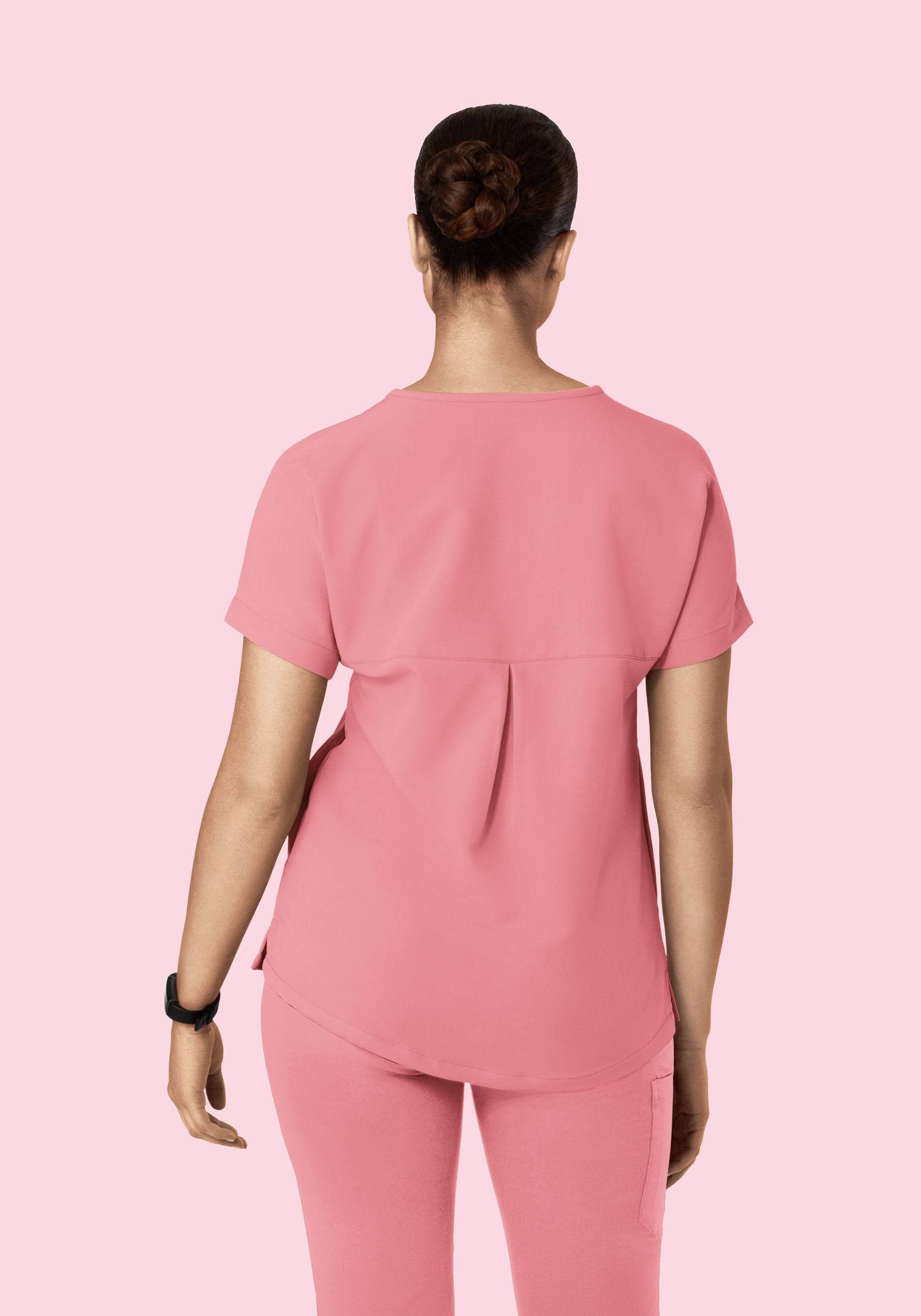 Oversized V Neck Top Peony