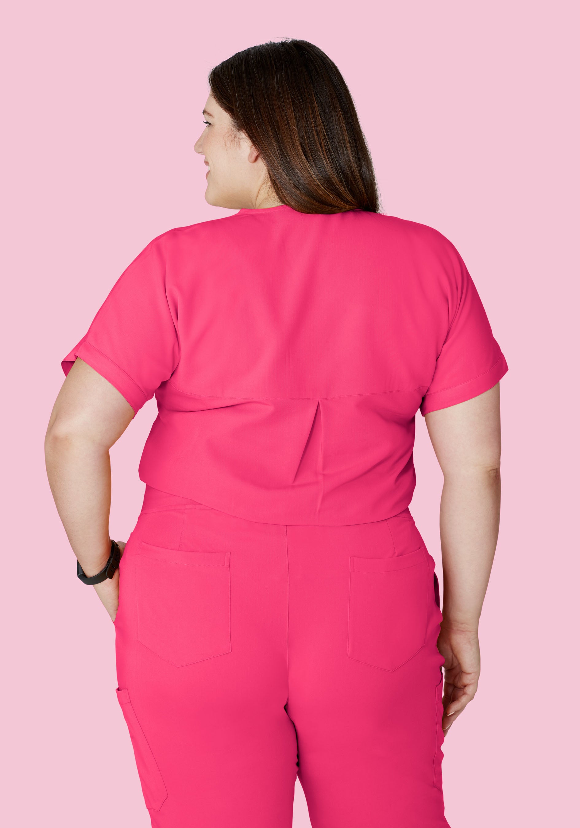 Oversized V Neck Top Azalea