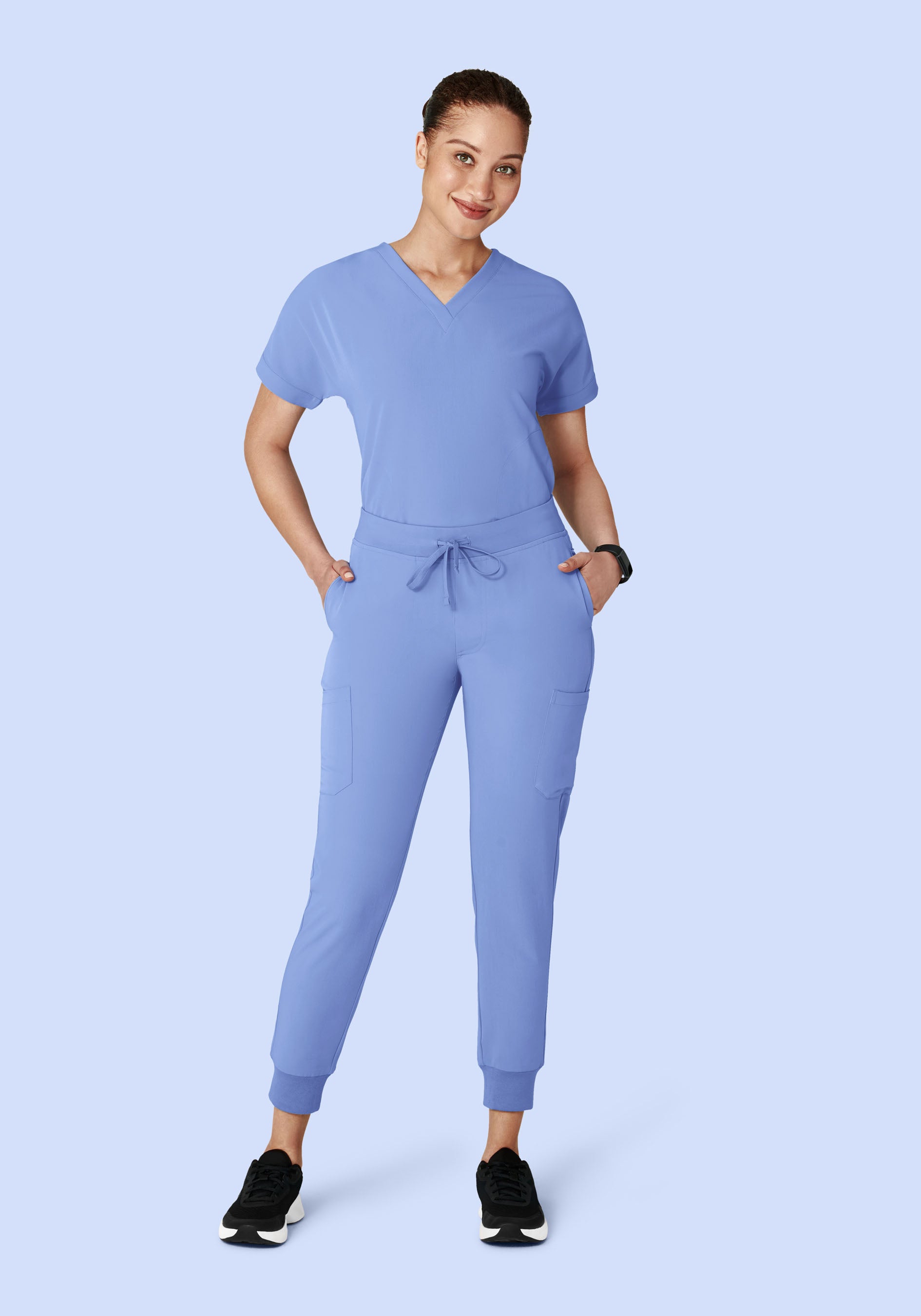 9 Pocket Joggers Coastline Blue