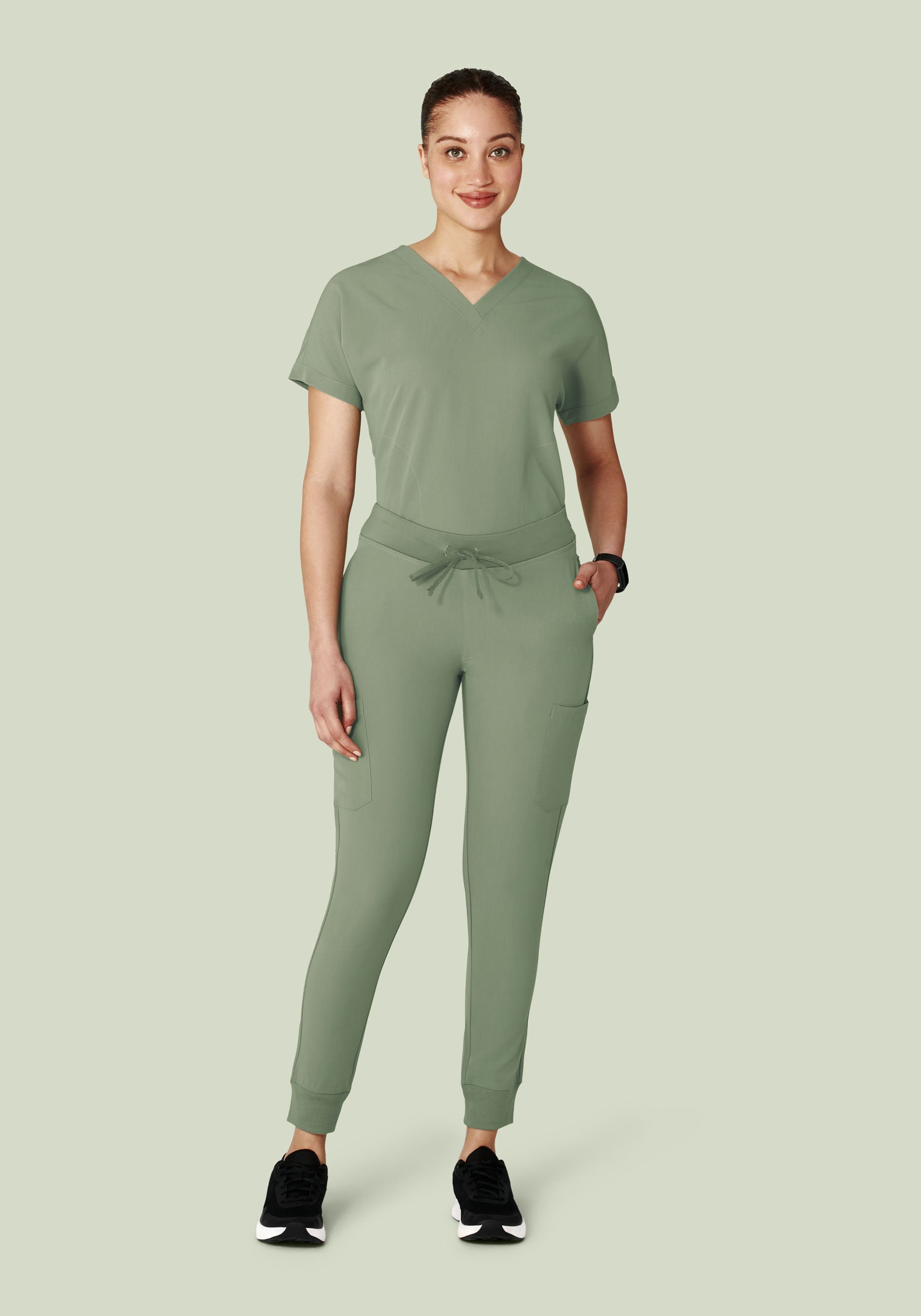 9 Pocket Joggers Cool Sage