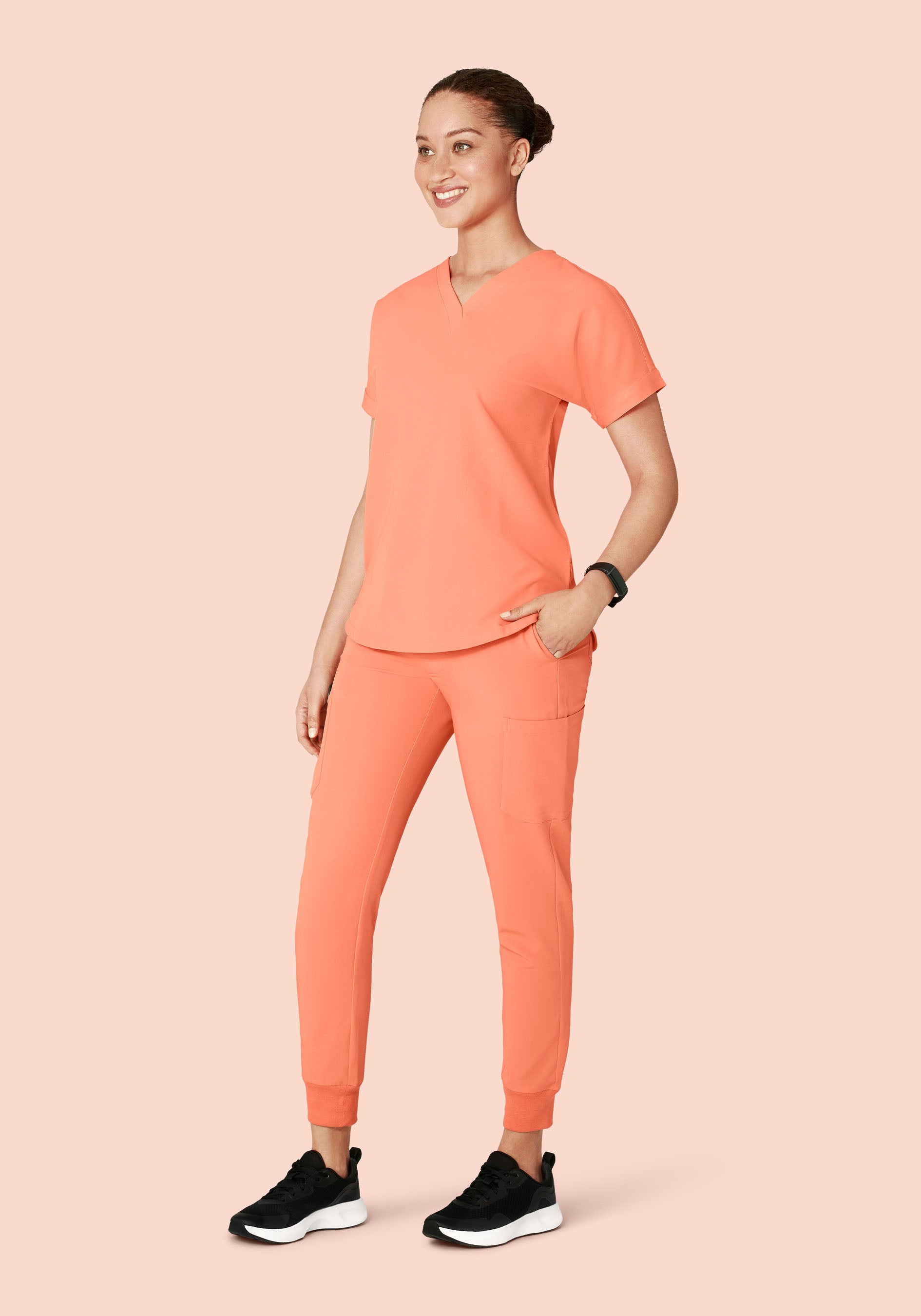 9 Pocket Joggers Peach