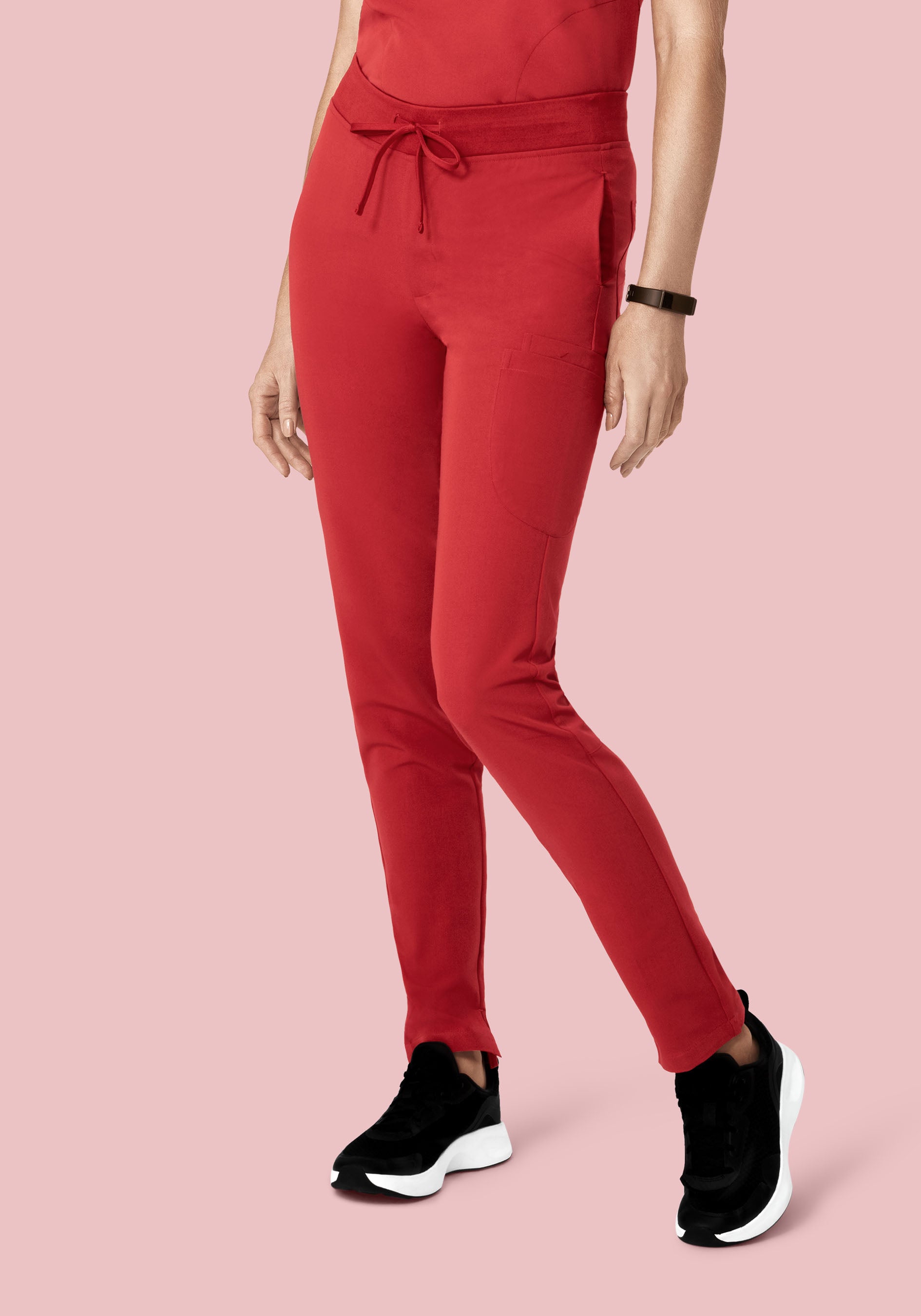 6 Pocket Slim Pants Cranberry