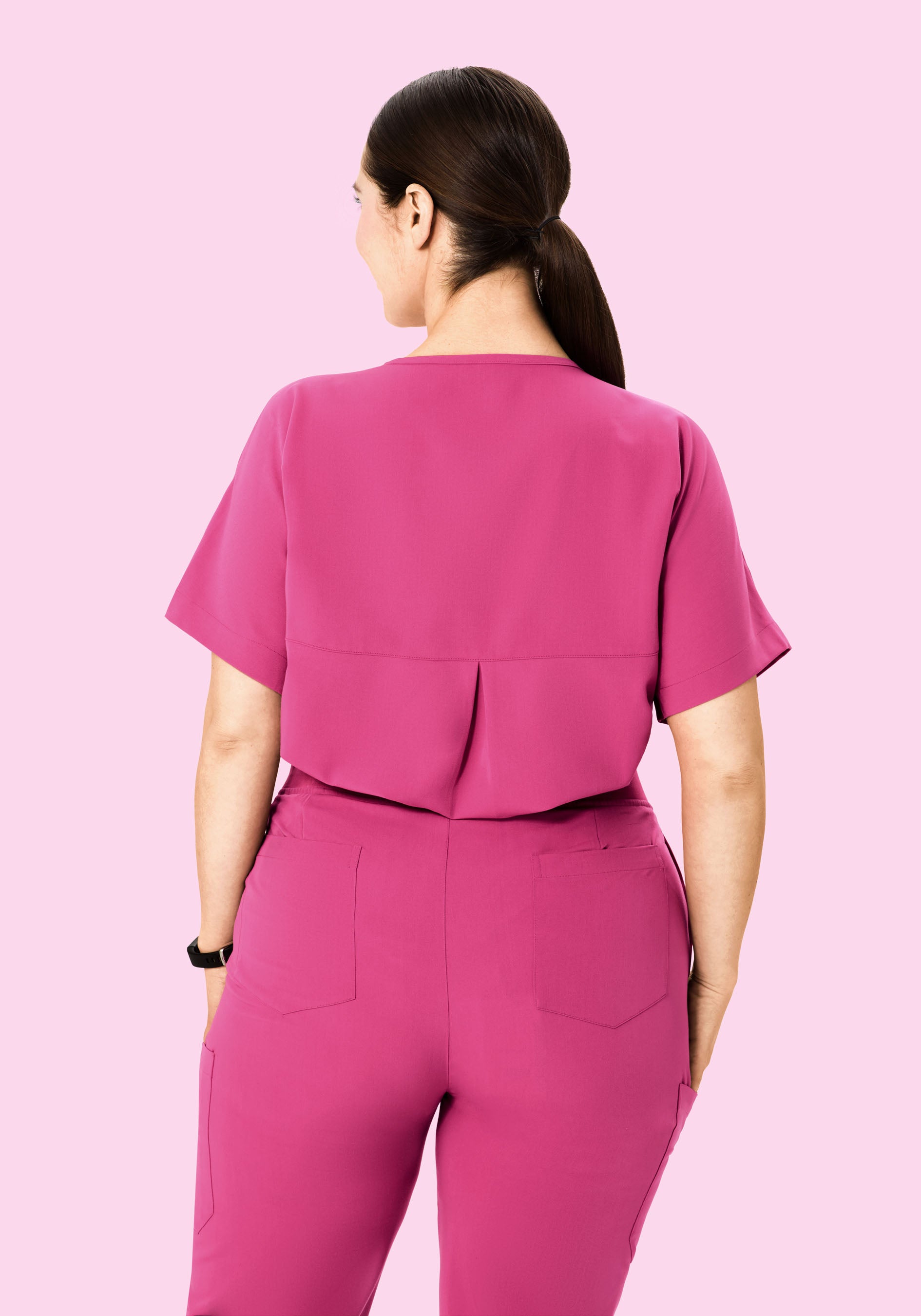 Oversized V Neck Top Bloom