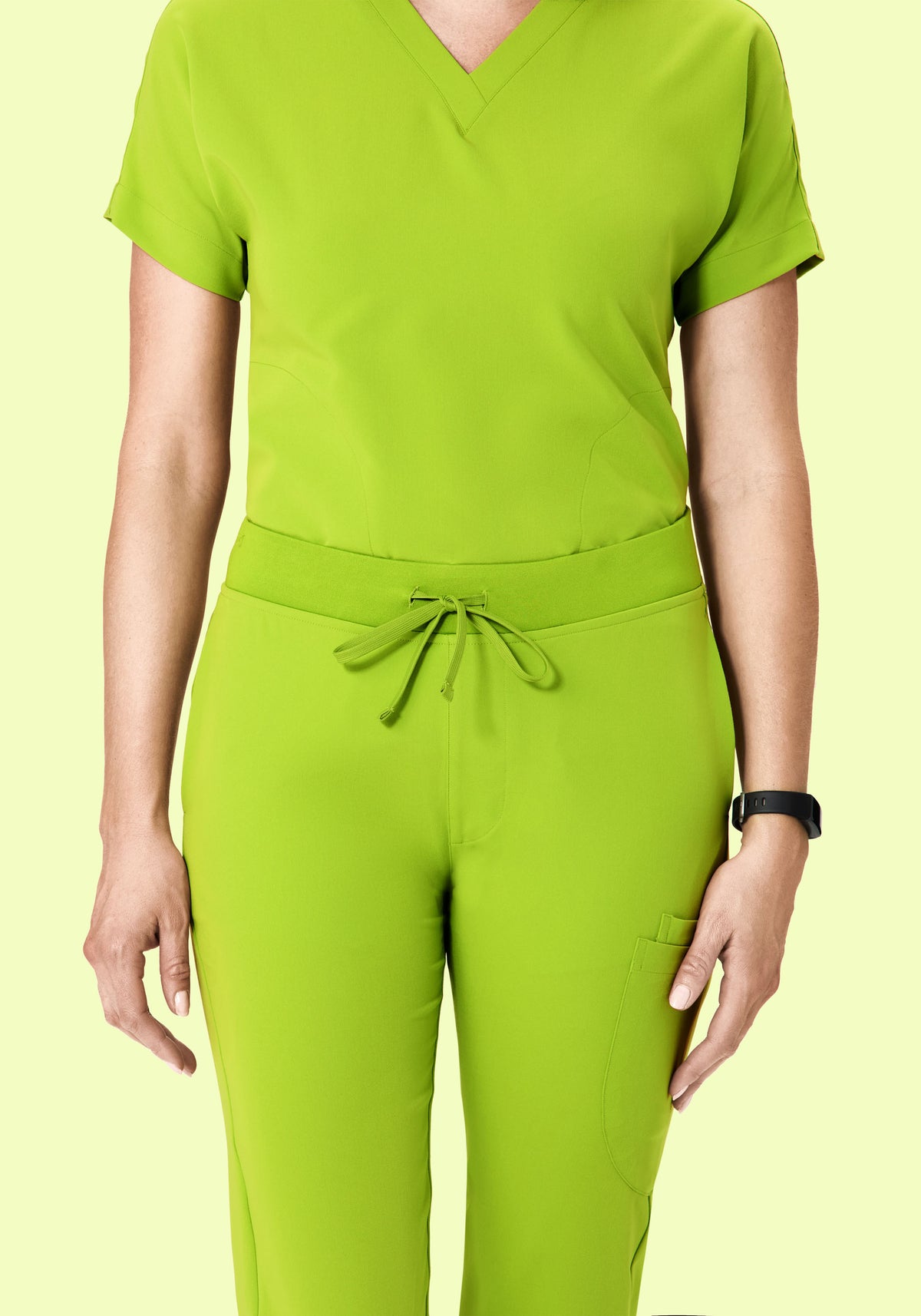 6 Pocket Slim Pants Apple Green