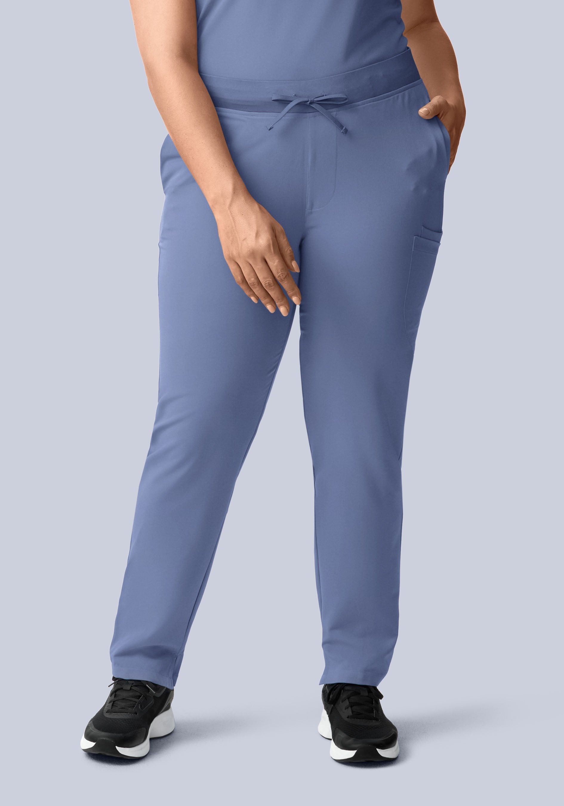 6 Pocket Slim Pants Periwinkle
