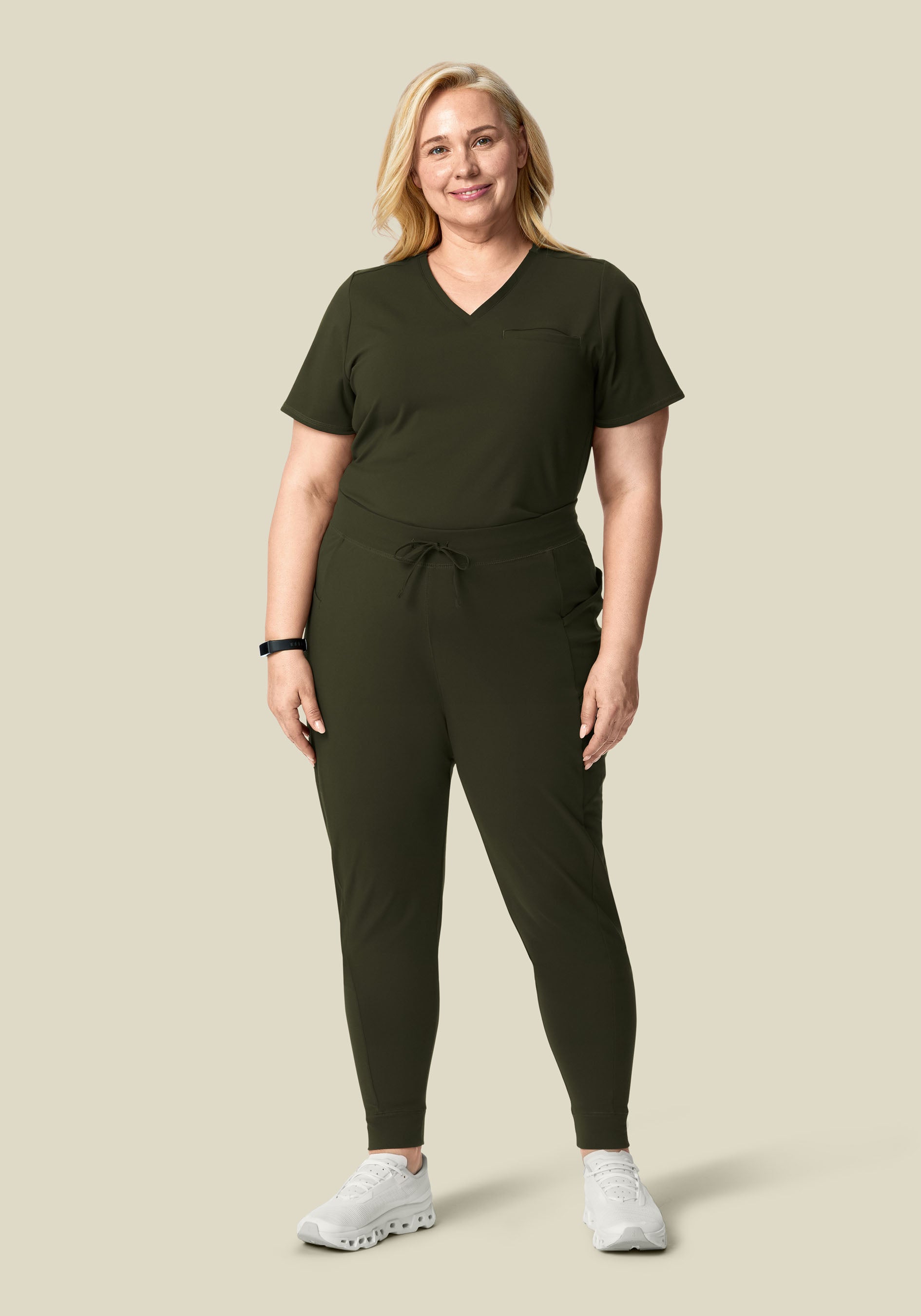 Soft Stretch Joggers Olive
