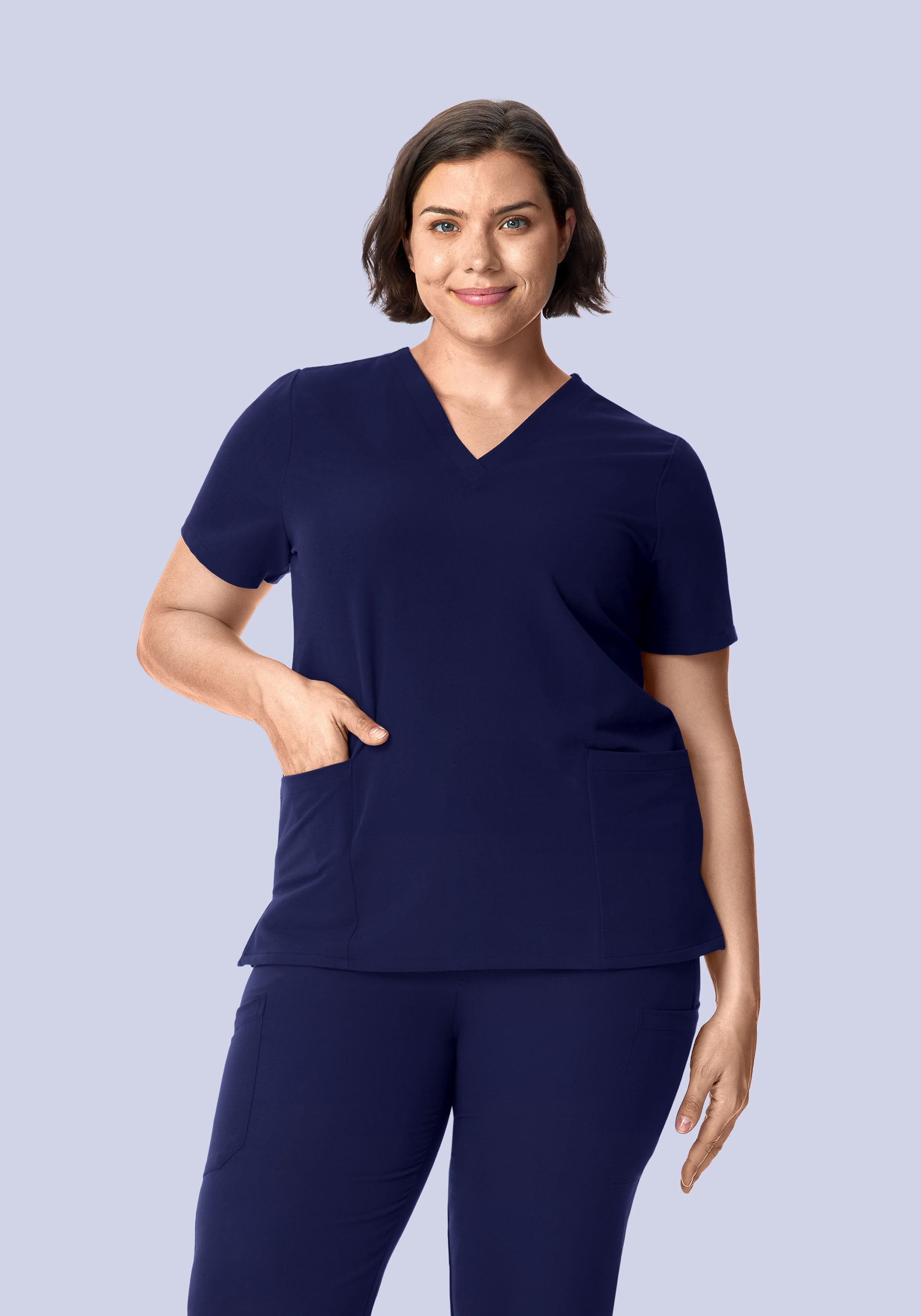 6 Pocket Top Navy
