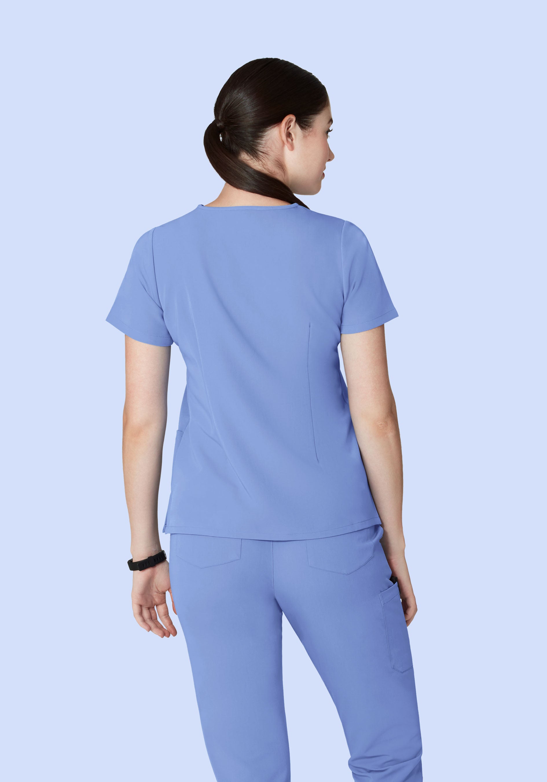 6 Pocket Top Coastline Blue