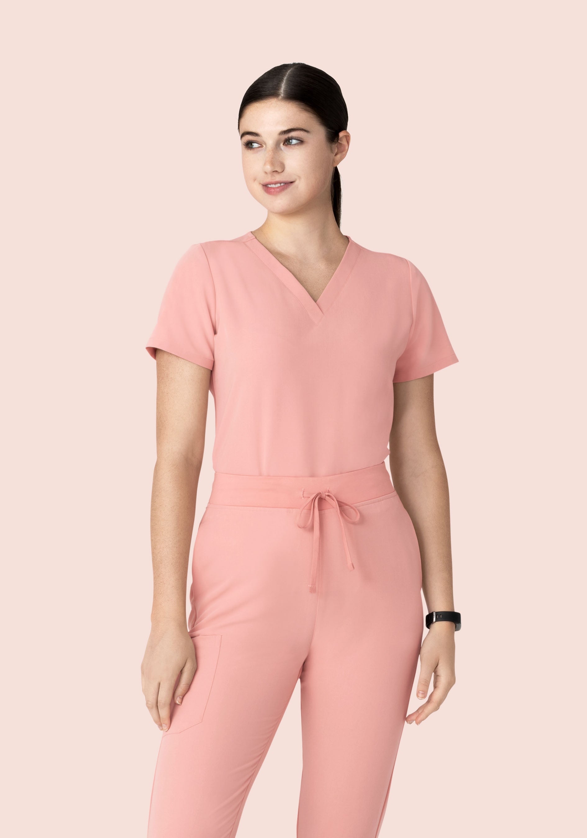 6 Pocket Top Dusty Pink