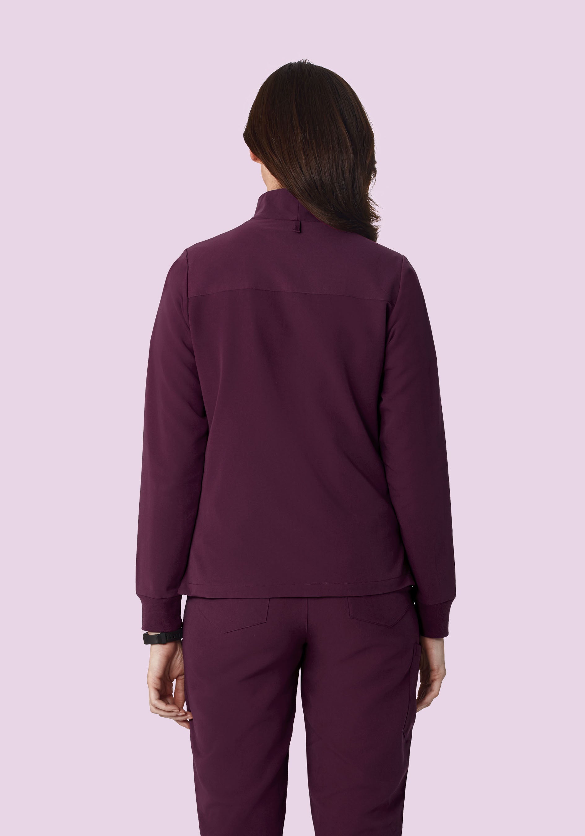 Women's Modern Scrub Jacket Açaí