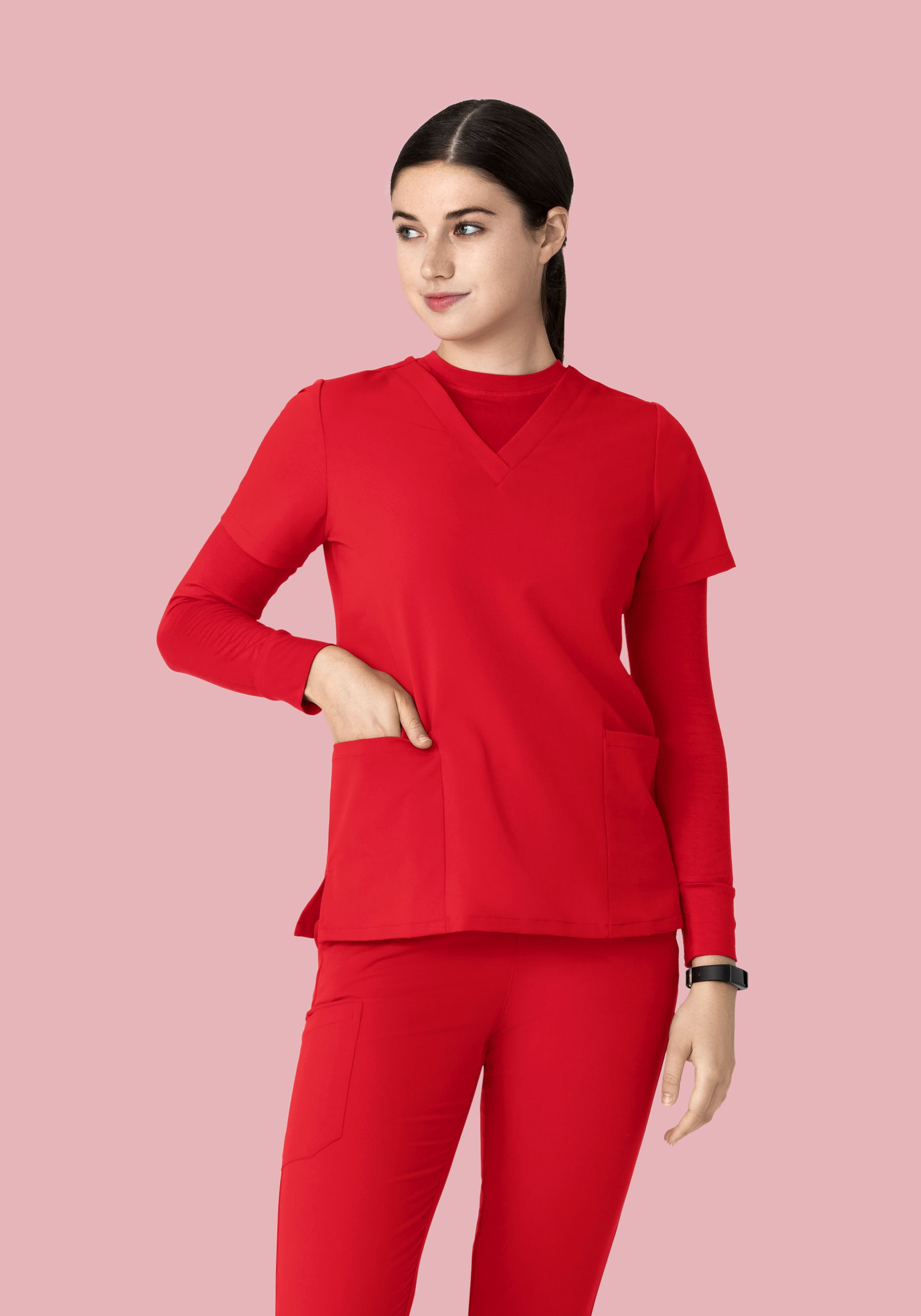 Women's Underscrubs Poppy Red