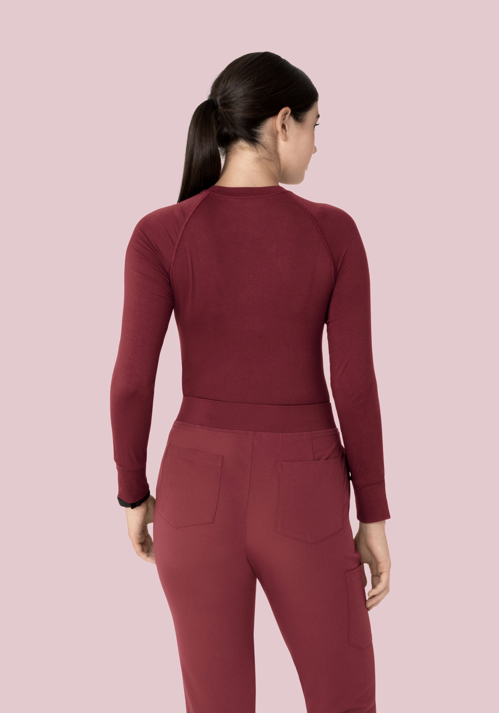 Women's Underscrubs Raisin