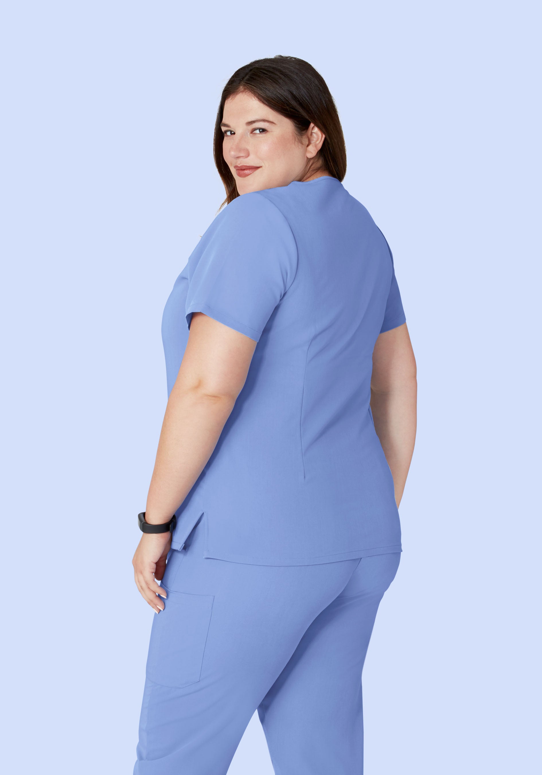 6 Pocket Top Coastline Blue