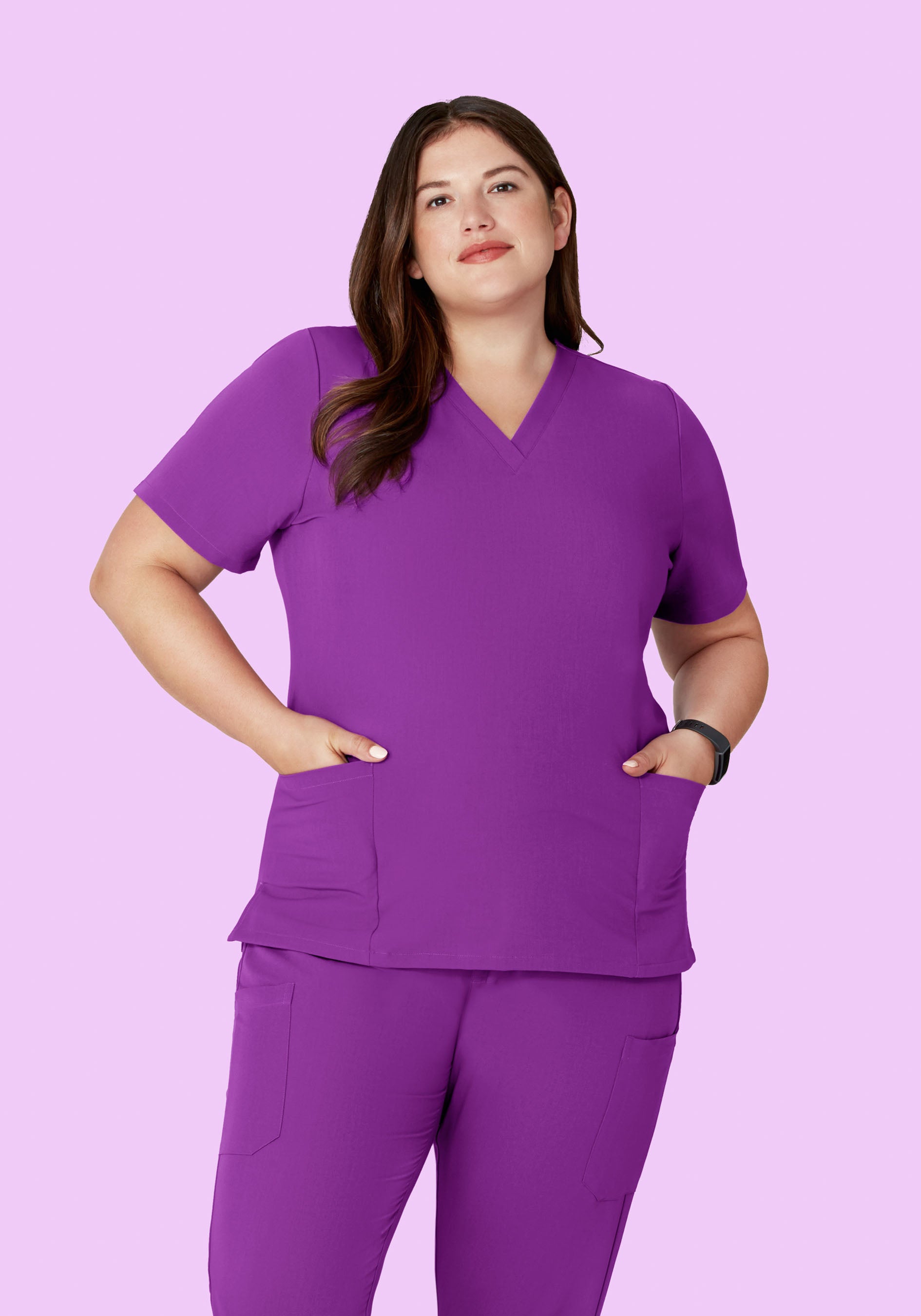 6 Pocket Top Cyber Grape