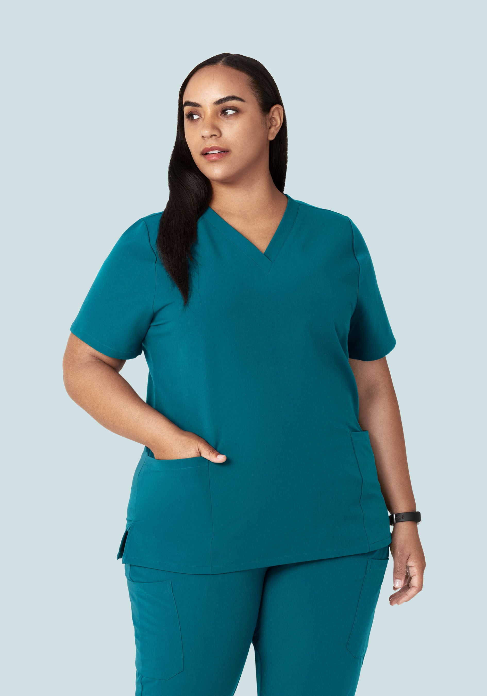 6 Pocket Top Peacock