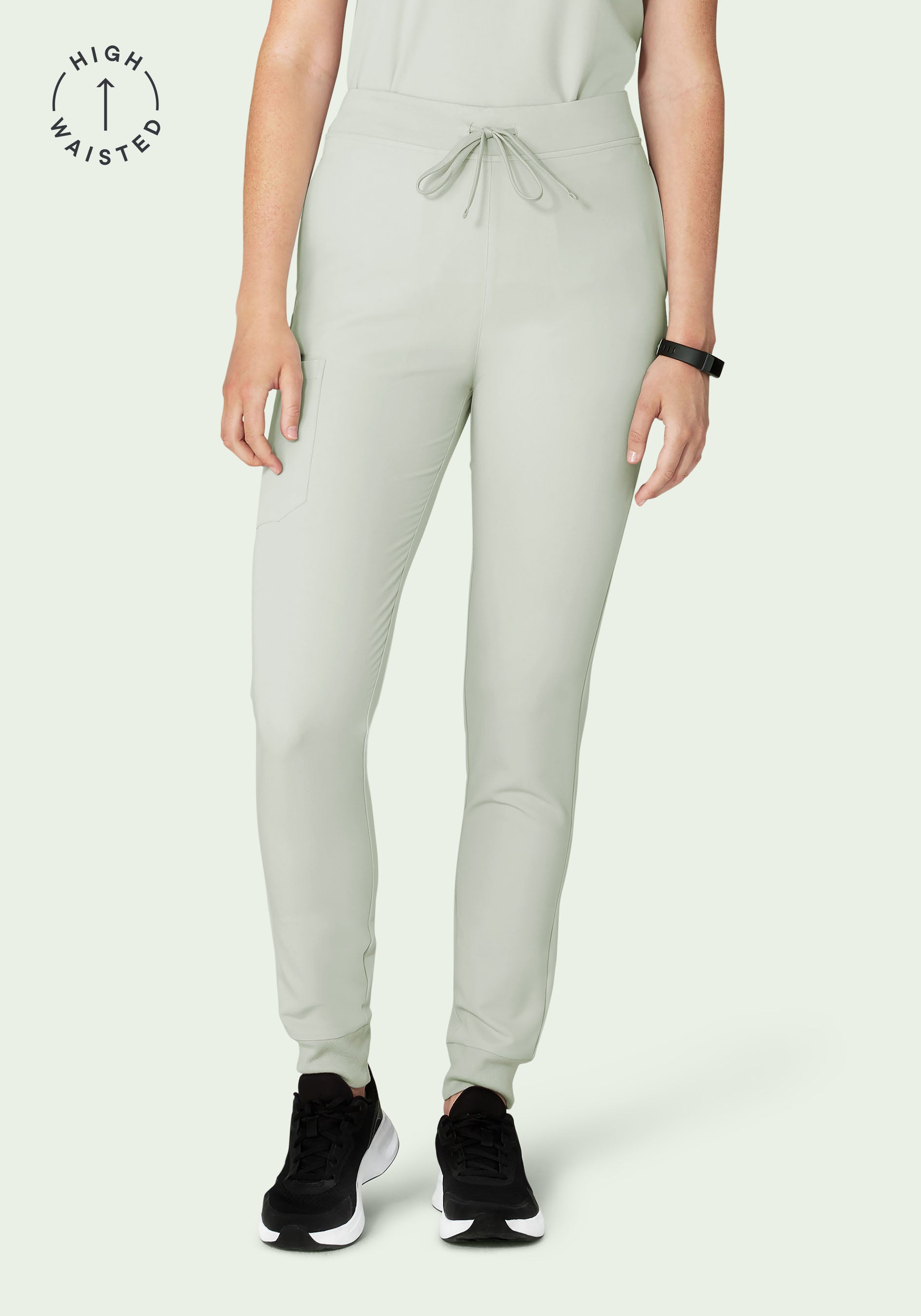 Women's High Waisted Jogger Scrub Pants - Northern Droplet