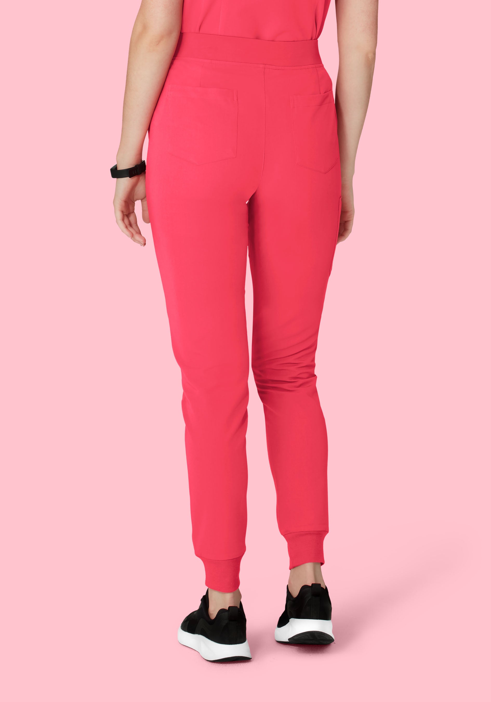 High Waisted Joggers Paradise Pink