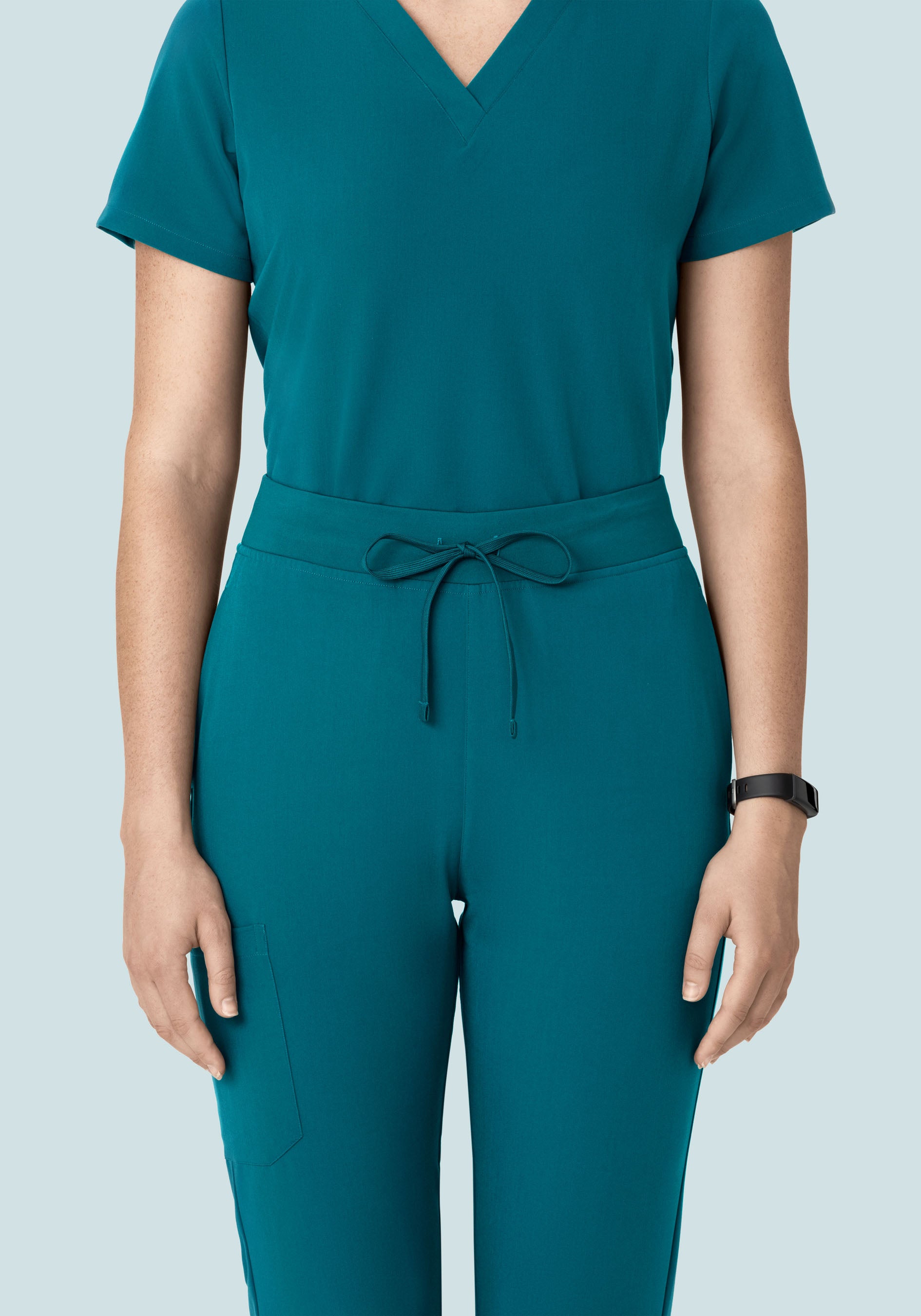 High Waisted Joggers Peacock