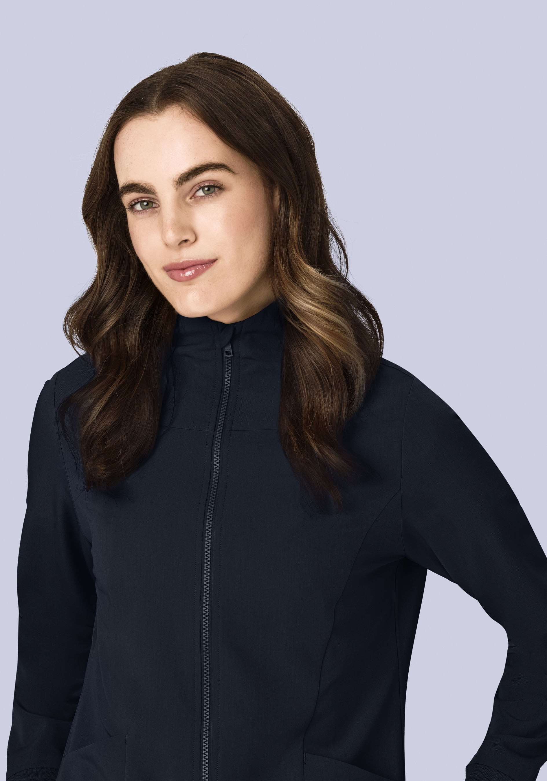 Women's Modern Scrub Jacket Midnight Navy