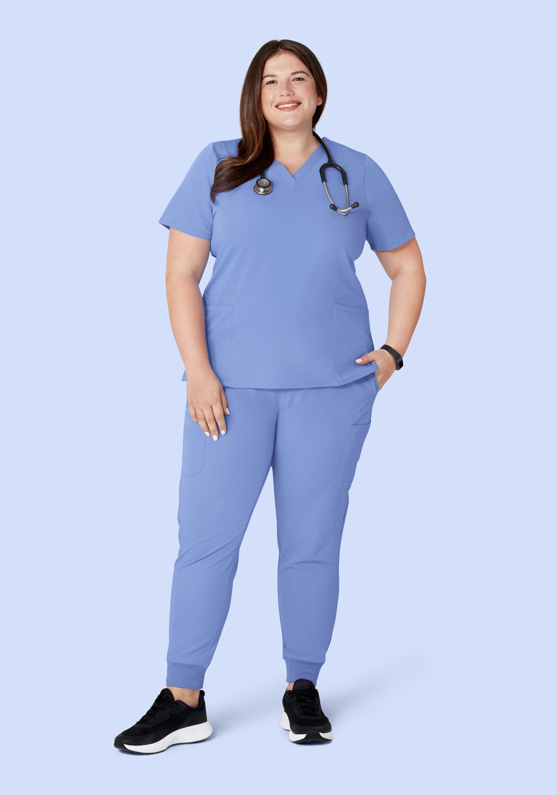 6 Pocket Top Coastline Blue