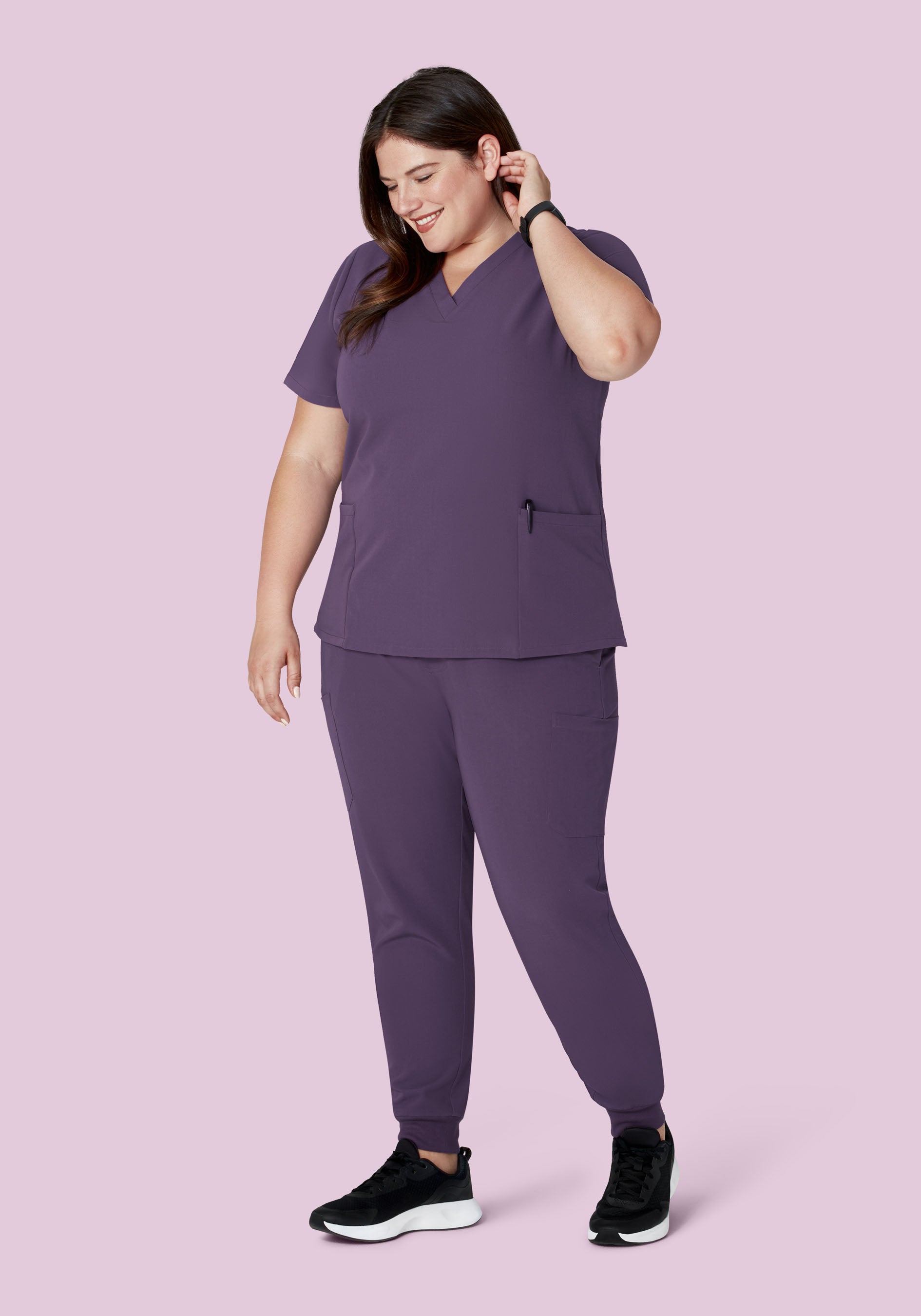 6 Pocket Top Deep Dewberry