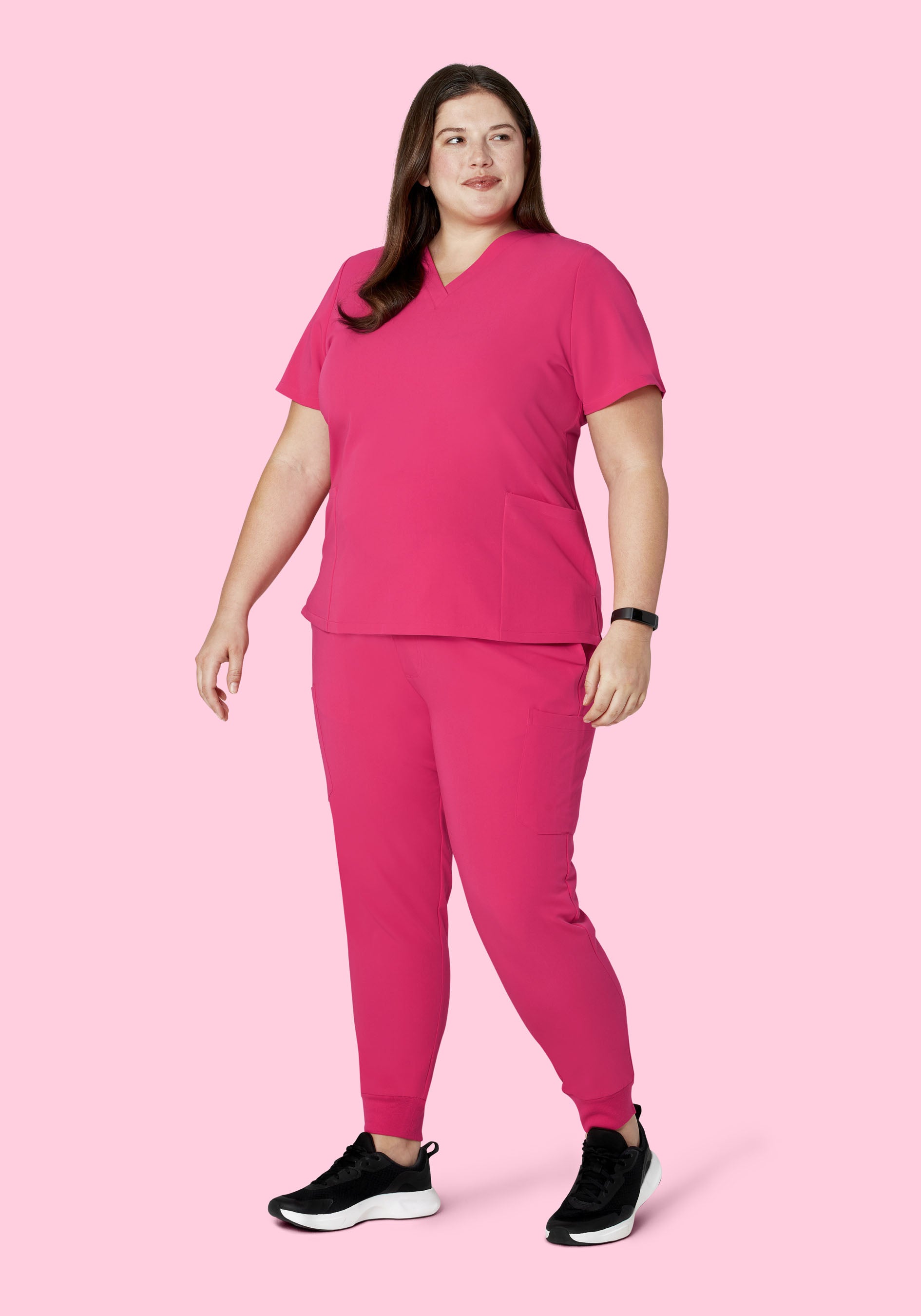 9 Pocket Joggers Hot Pink