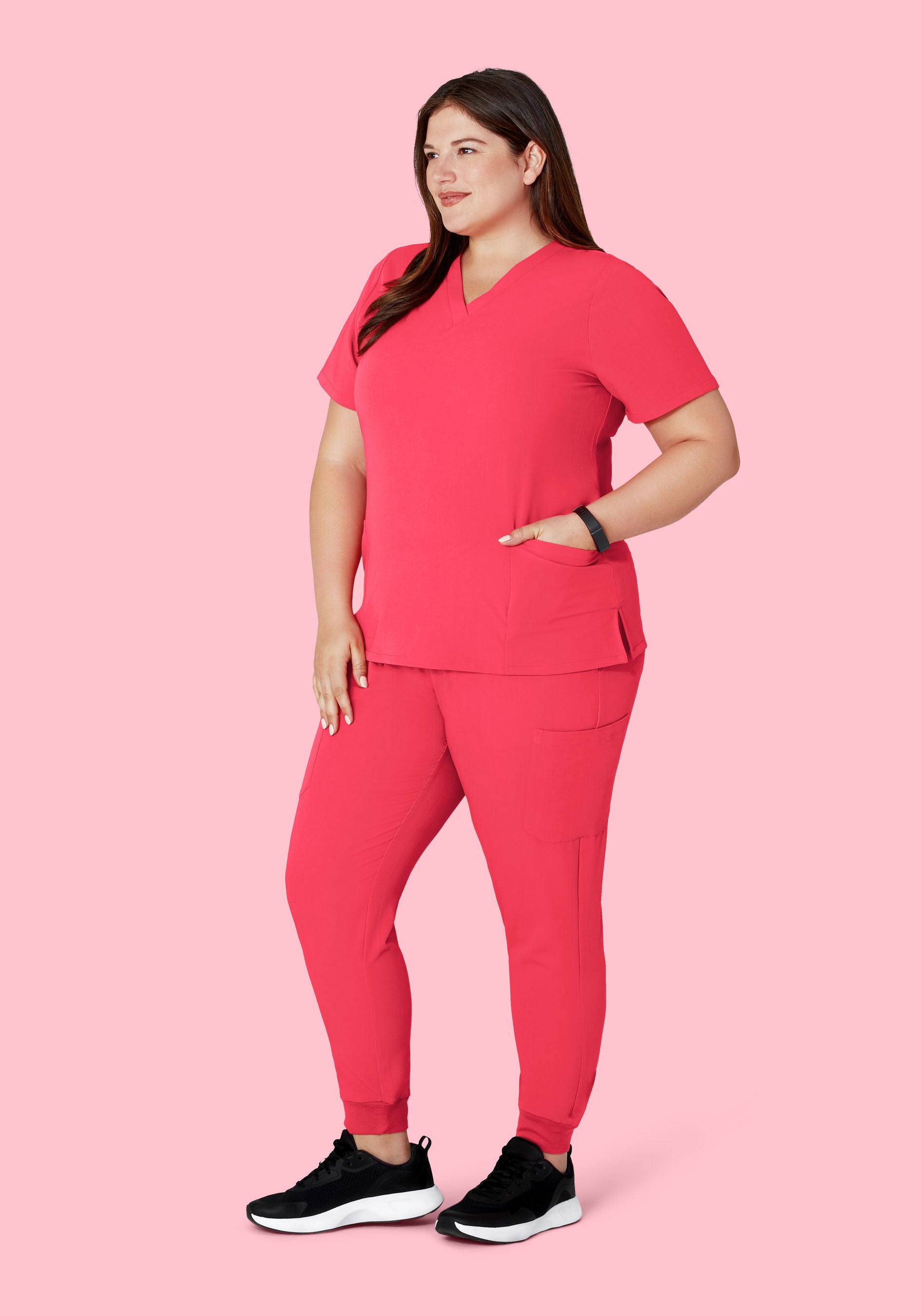 6 Pocket Top Paradise Pink